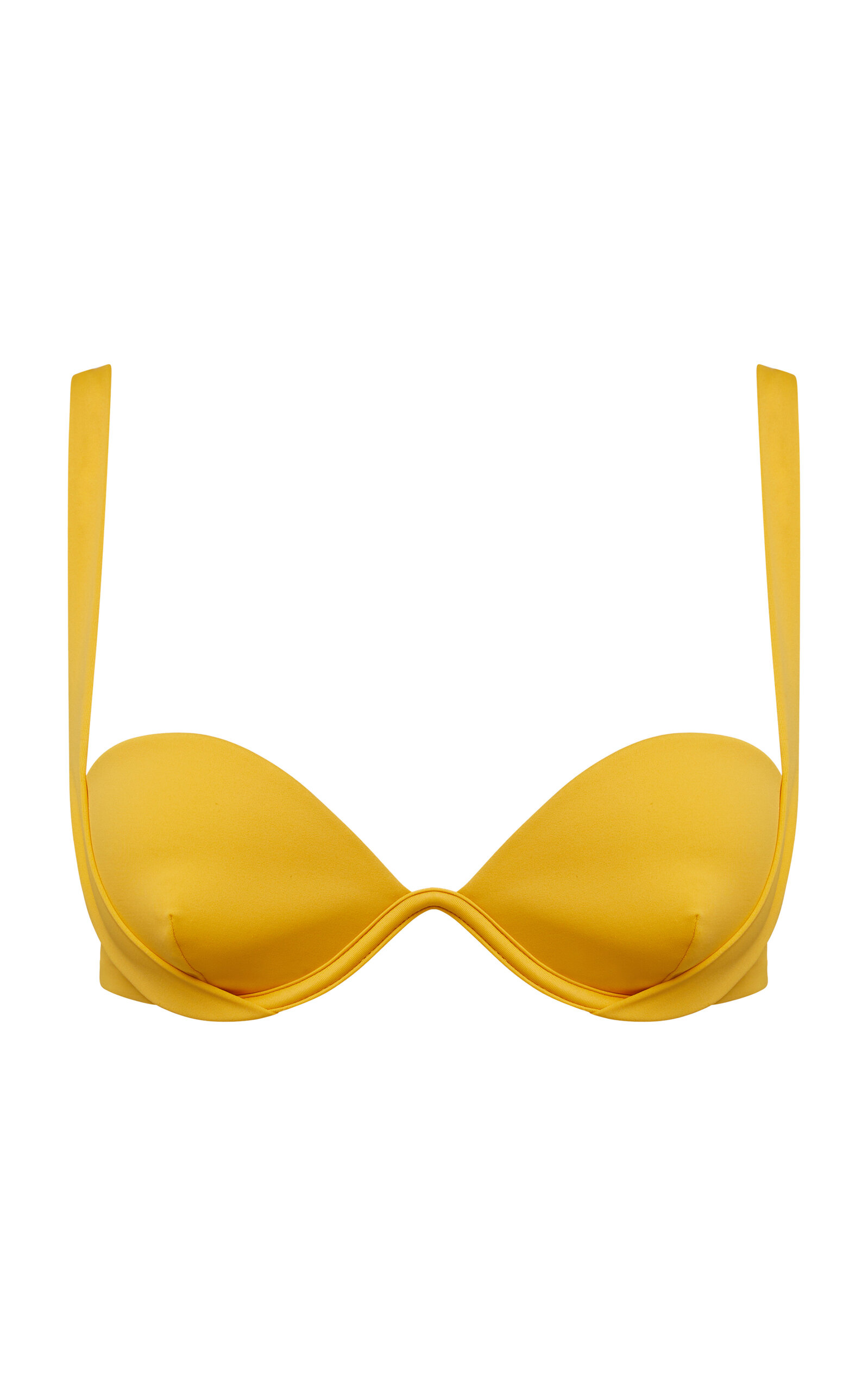 Shop Onia Annalise Bikini Top In Yellow