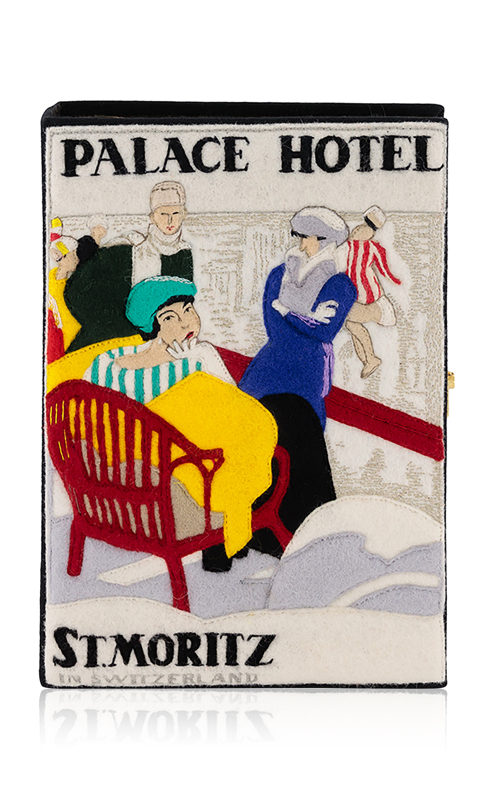 Palace Hotel St. Moritz Book Clutch