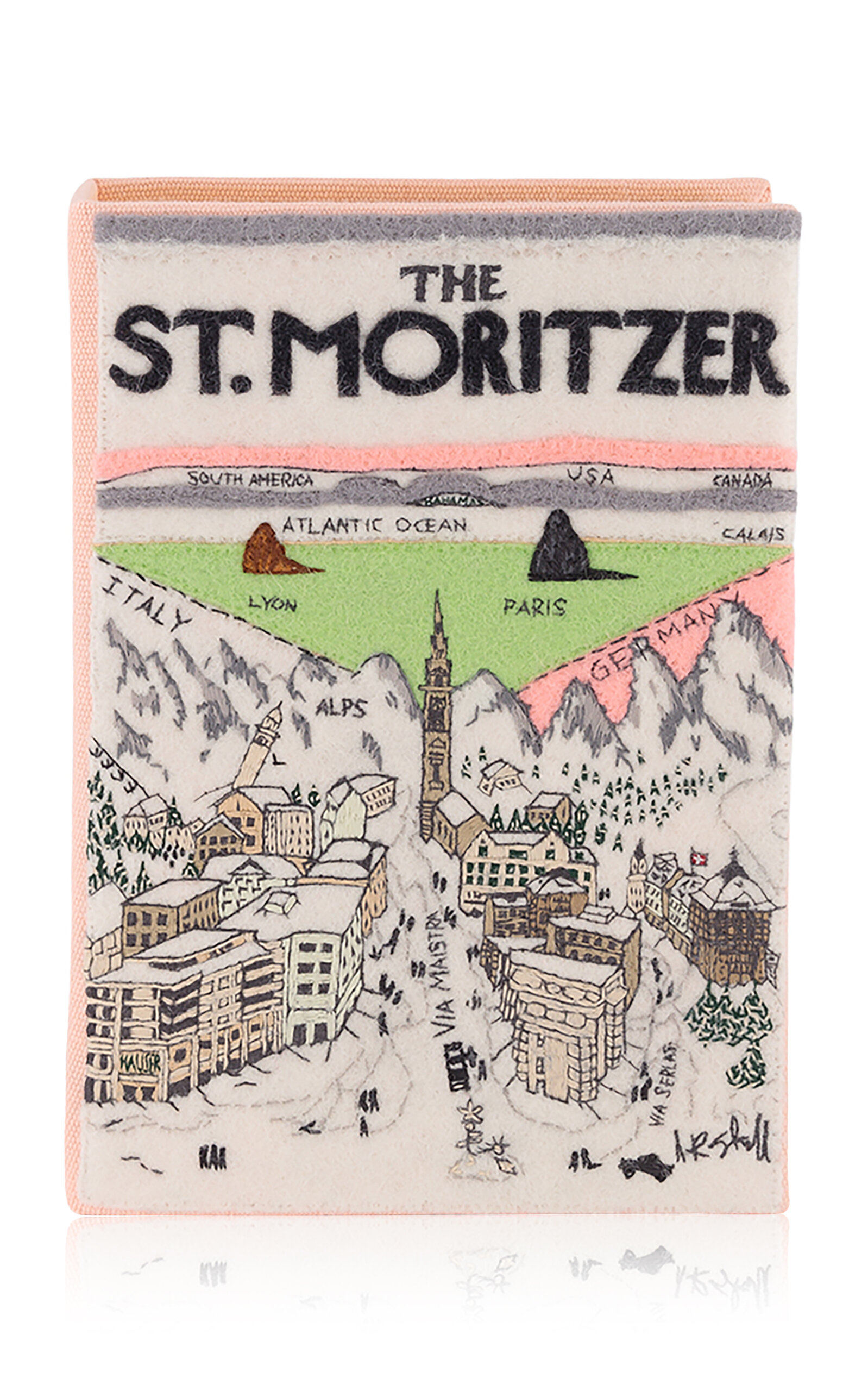 The St. Moritzer Book Clutch