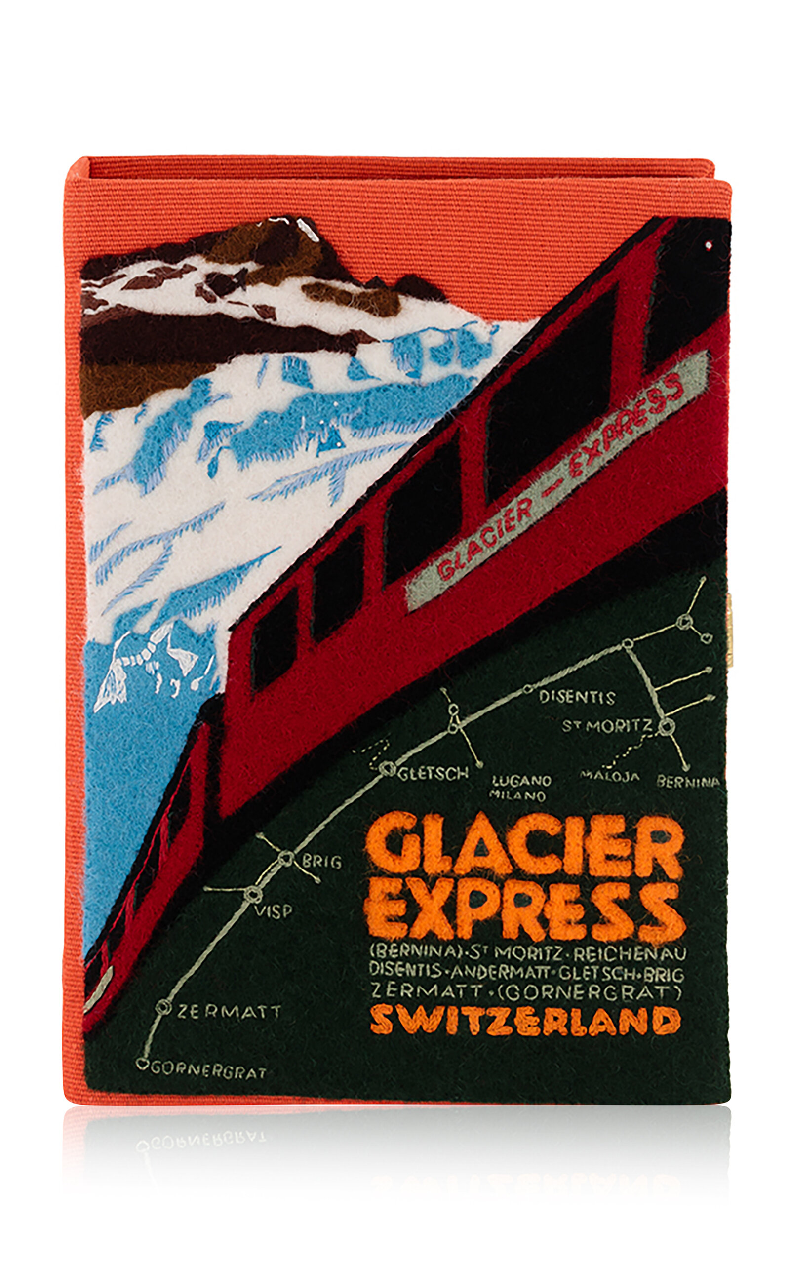 Glacier Express Book Clutch