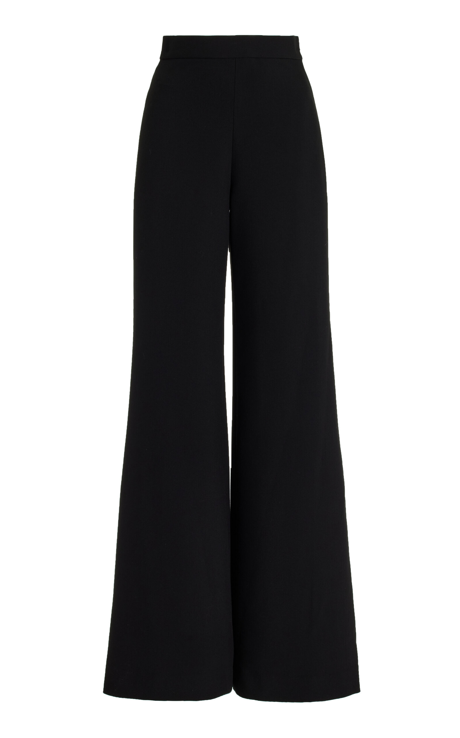 E.Stott Simone Cady Flared-Leg Trousers - Black