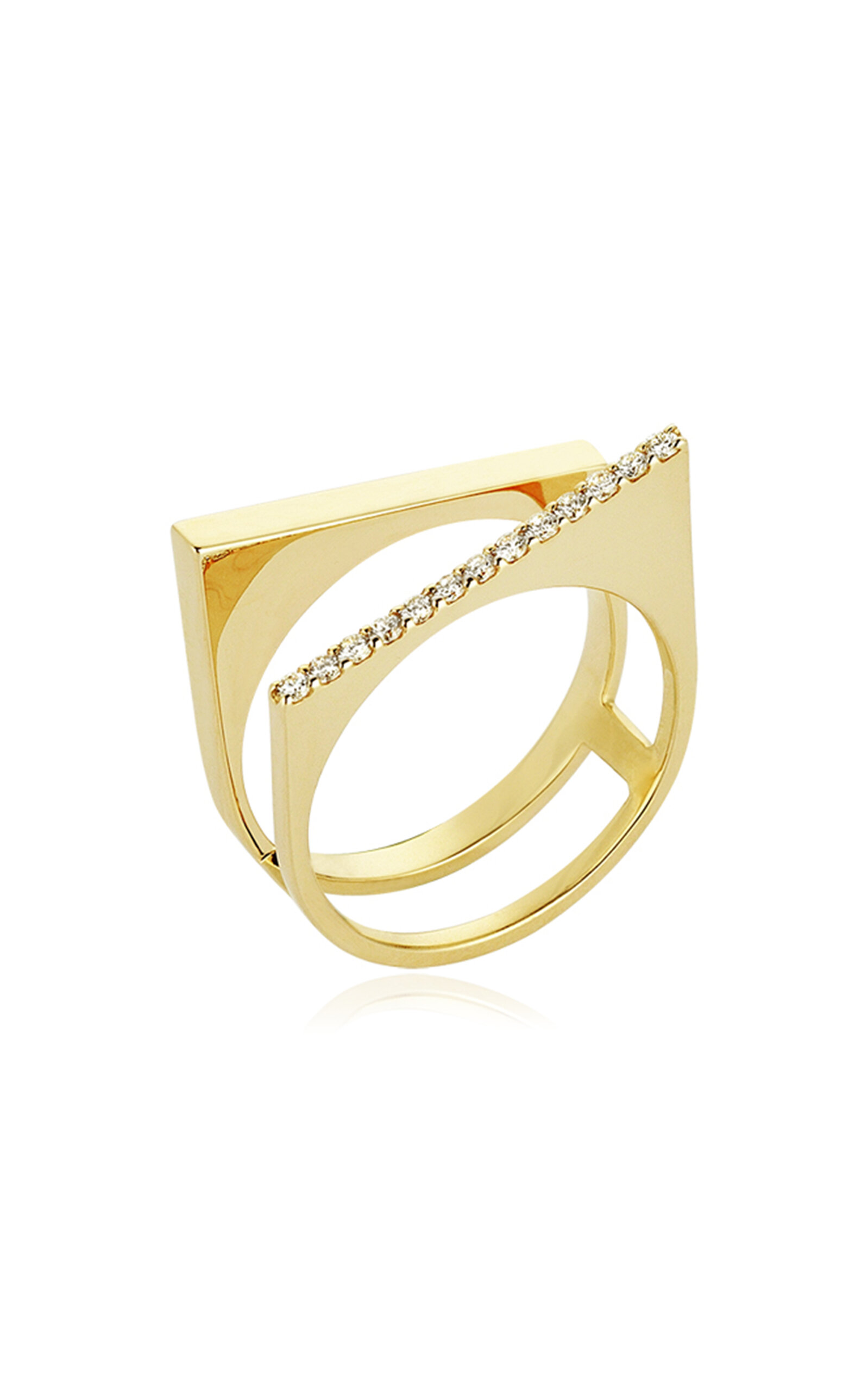 Shop Her Story 14k Gold Diamond Ring