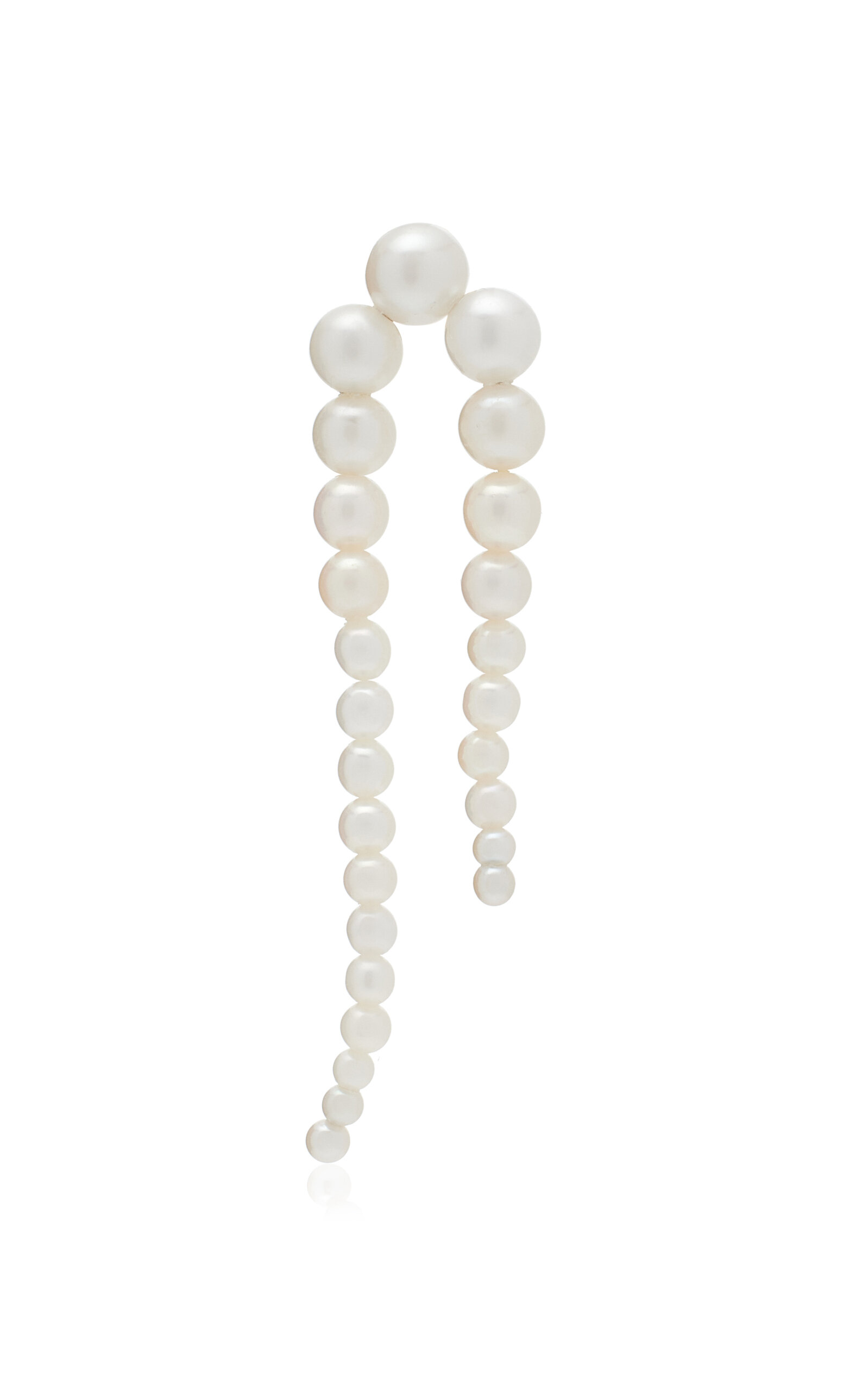 Perle Nuit 14K Yellow Gold Pearl Right Single Earring