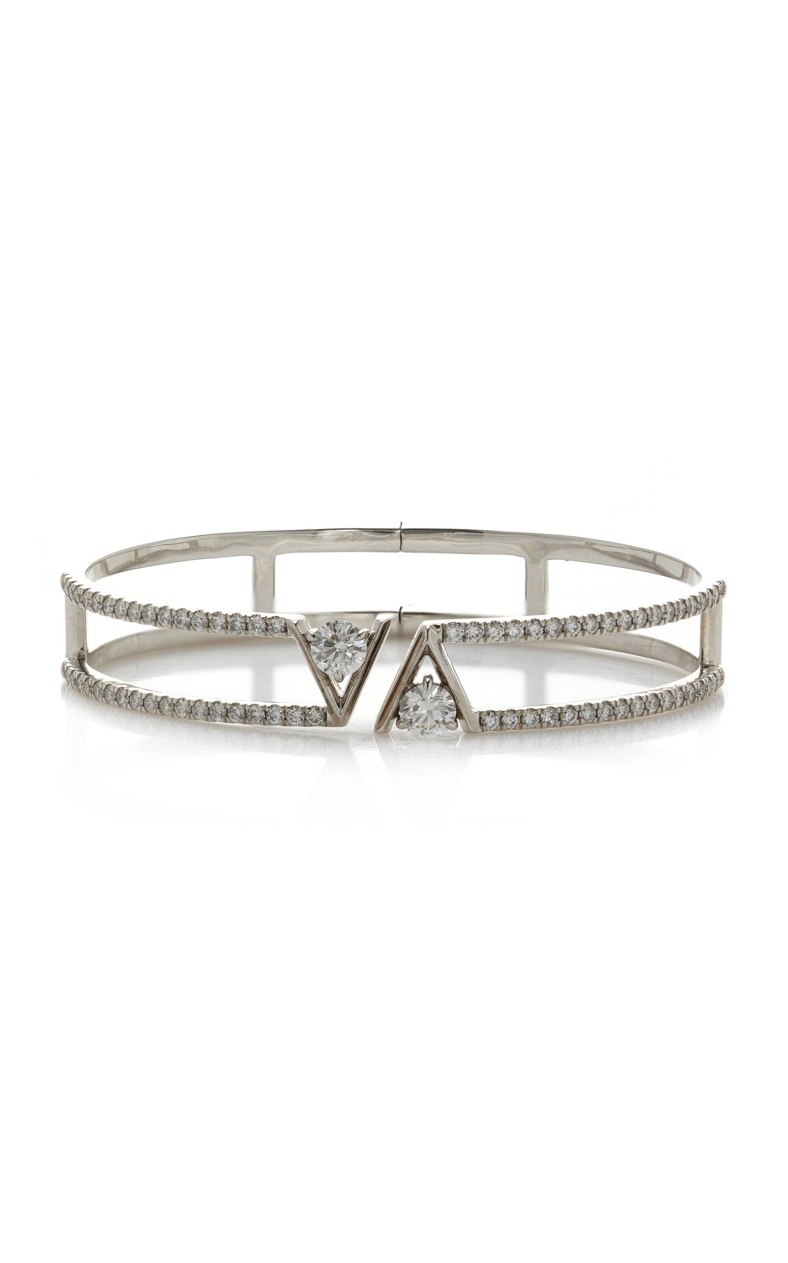 Shop Vrai 14k White Gold Diamond Bracelet