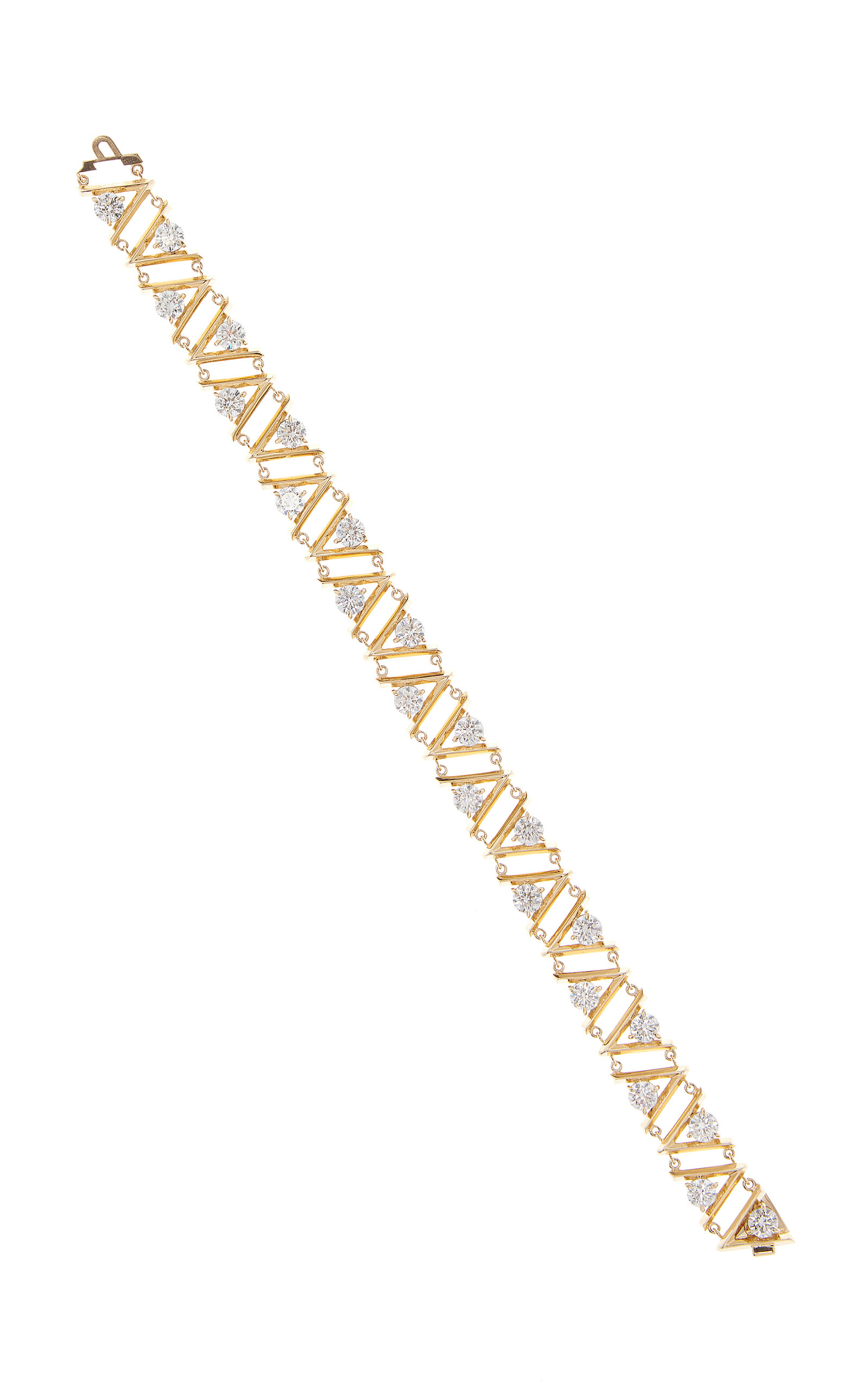 VRAI 14K Yellow Gold Lab-Grown Diamond Bracelet - Gold - OS - Moda Operandi