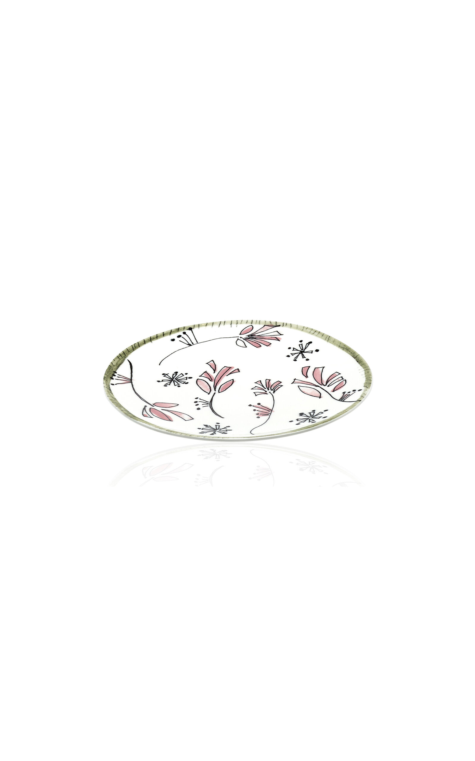 Marni For Serax Serax Marni Midnight Flowers Breakfast Plate D20cm Fiore Rosa In Multi