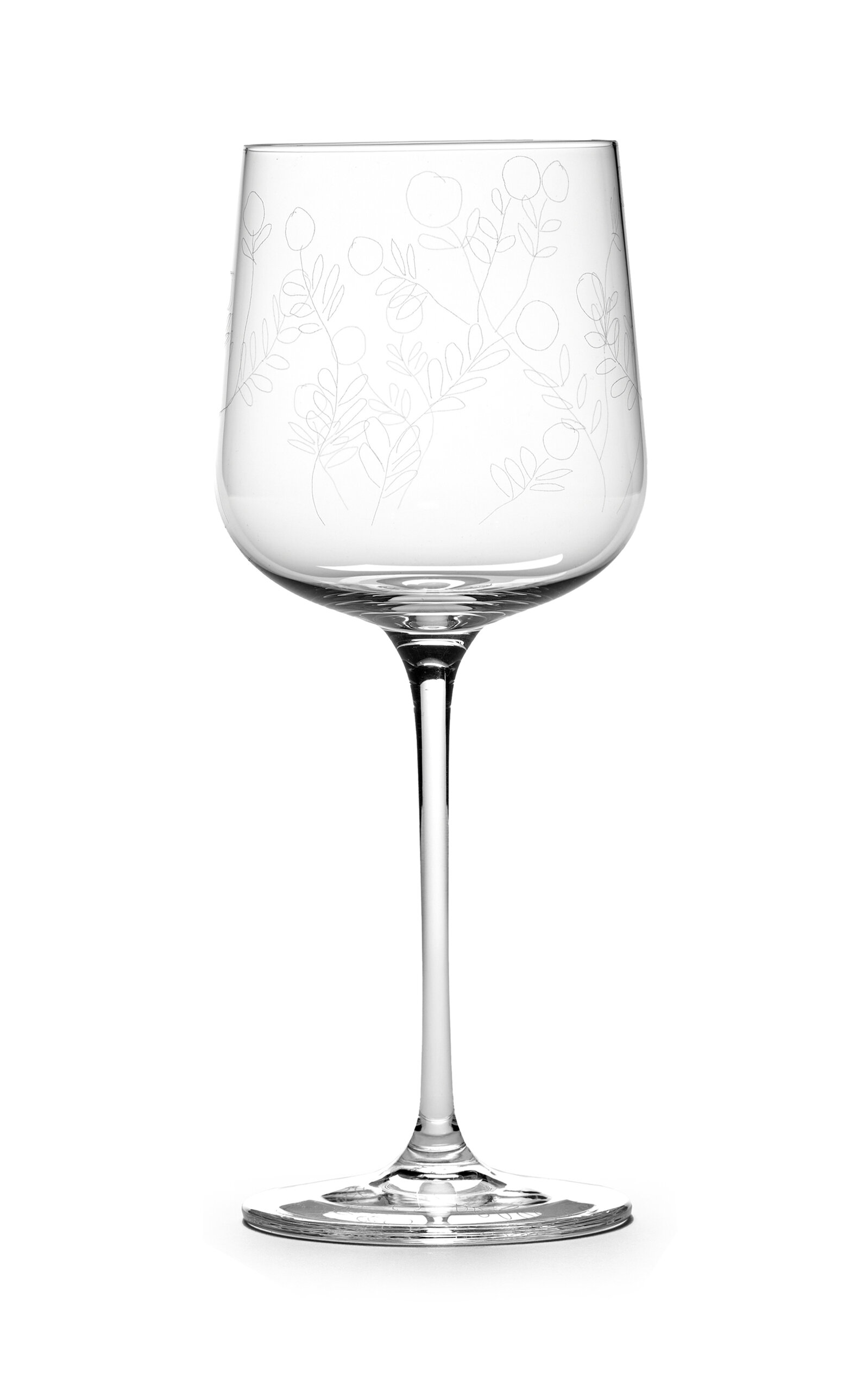 Marni For Serax Serax Marni Midnight Flowers White Wine Mirtillo Tea In Transparent
