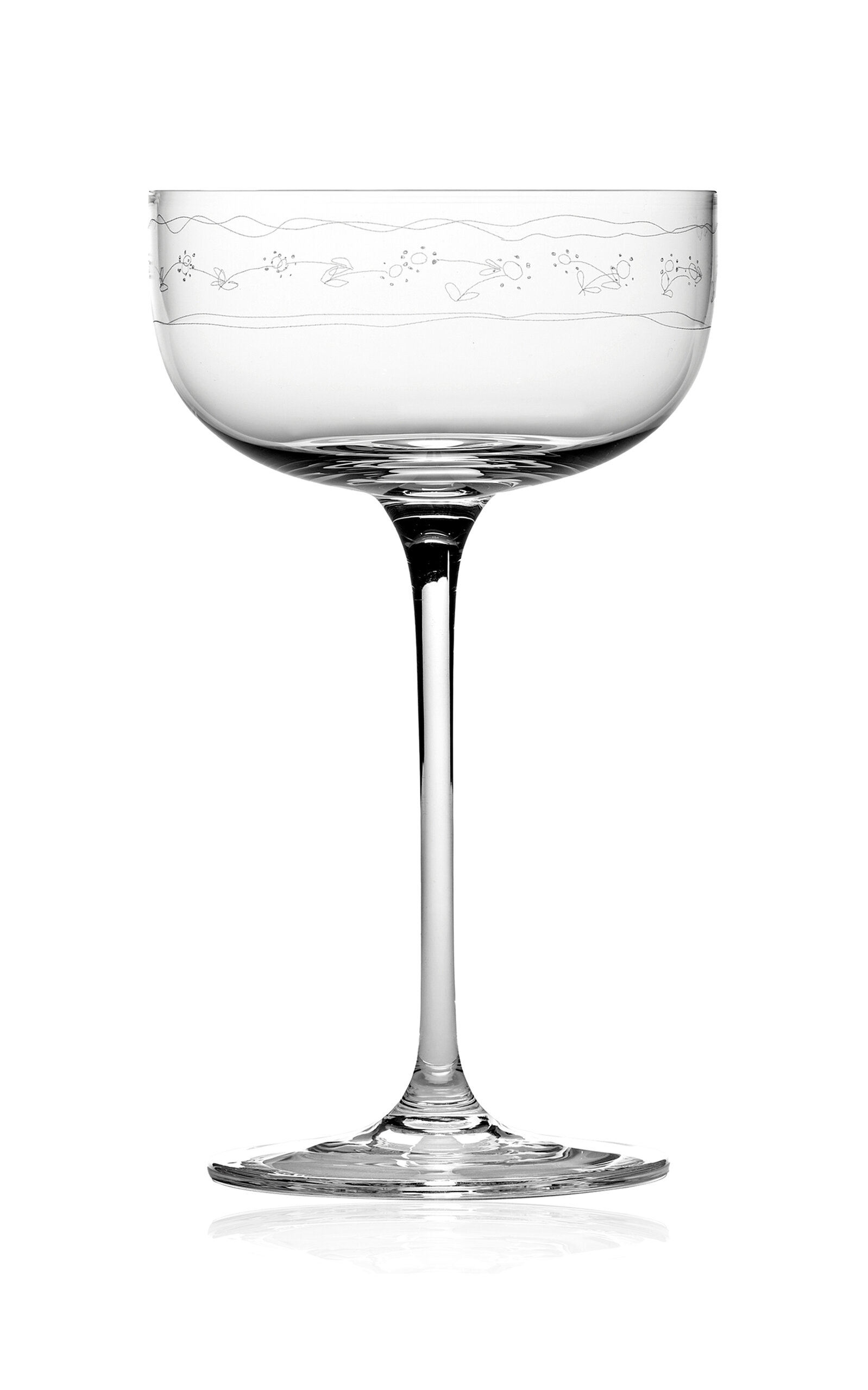 Marni For Serax Serax Marni Midnight Flowers Champagne Coupe Anemone Vaniglia In White