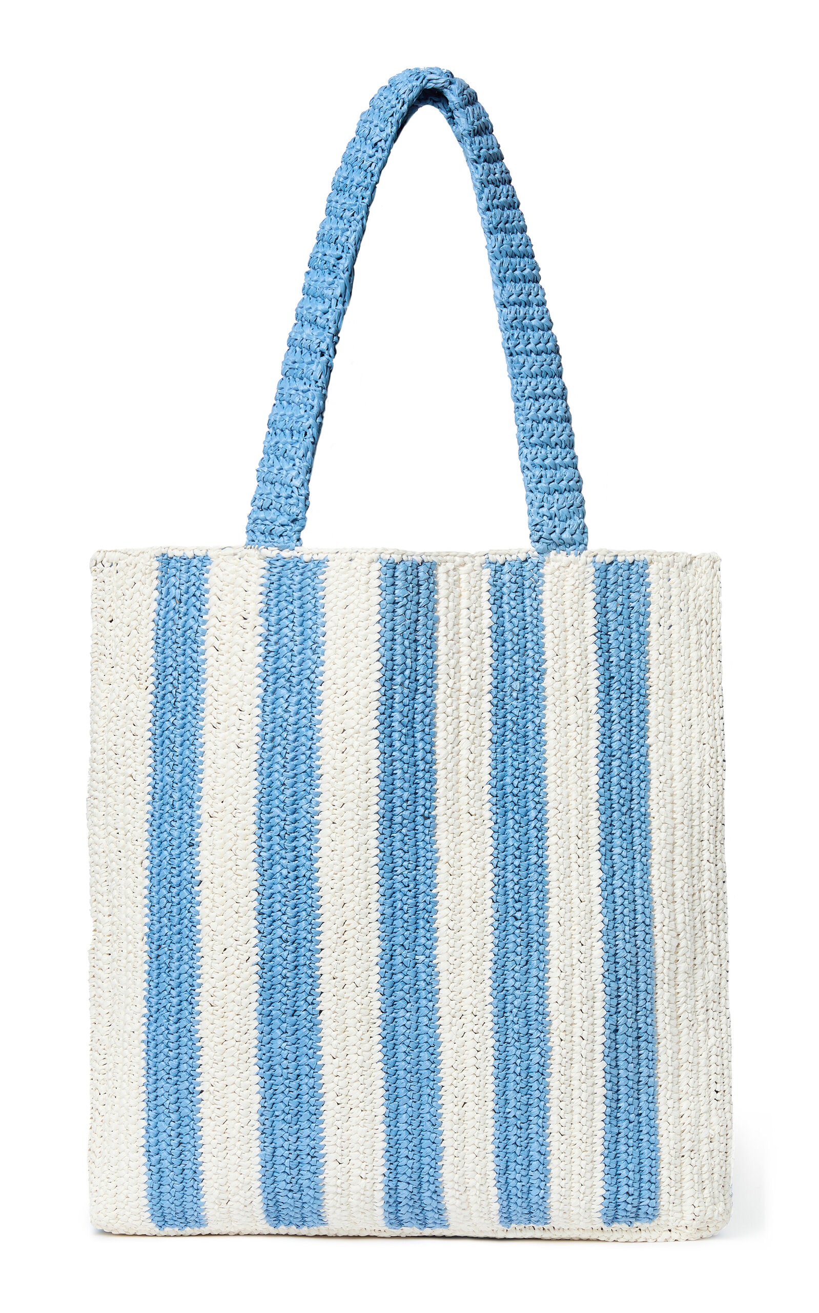 Orion Crocheted Raffia Tote Bag
