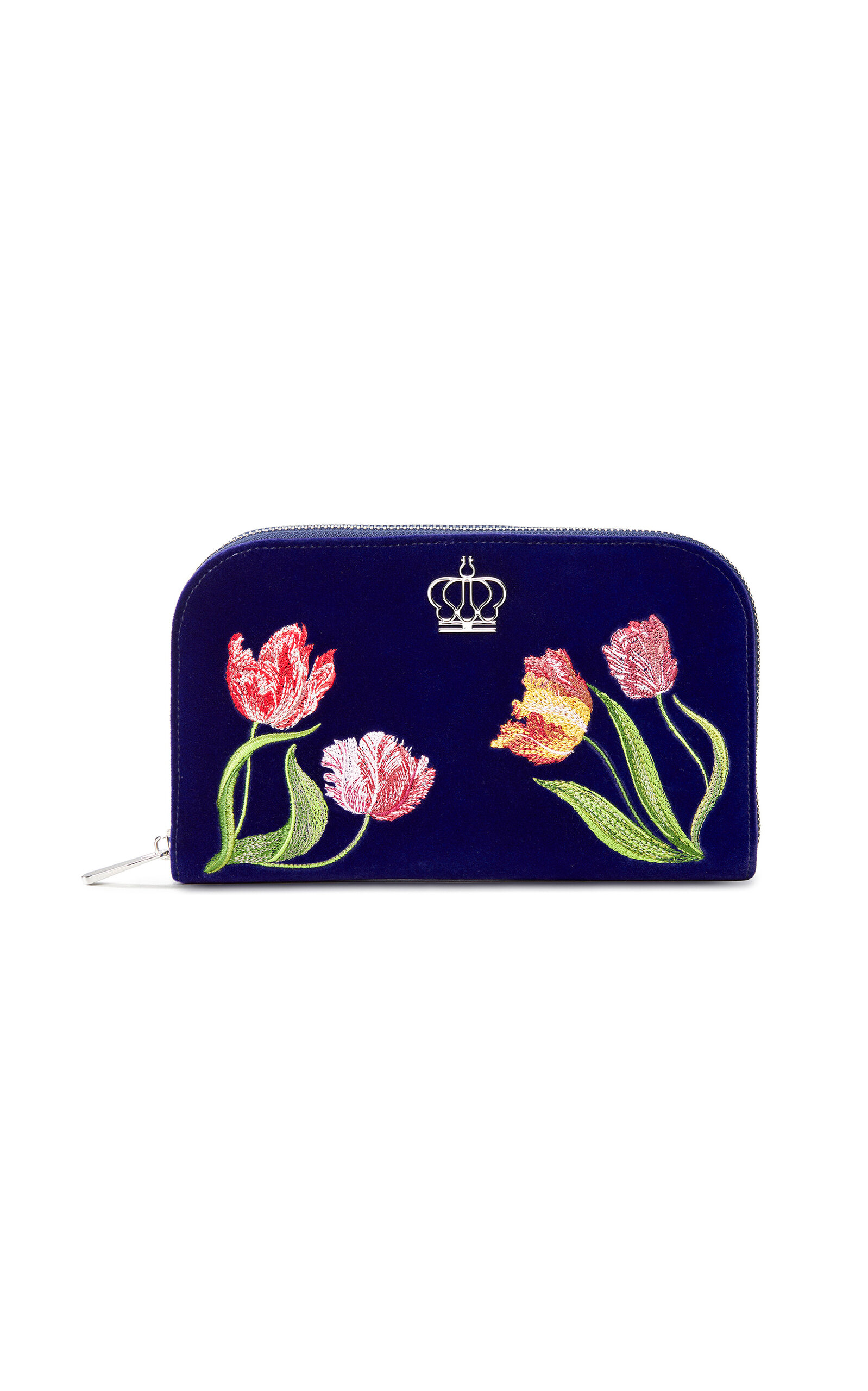 Shop Wolf X Royal Asscher Velvet Jewelry Portfolio In Blue