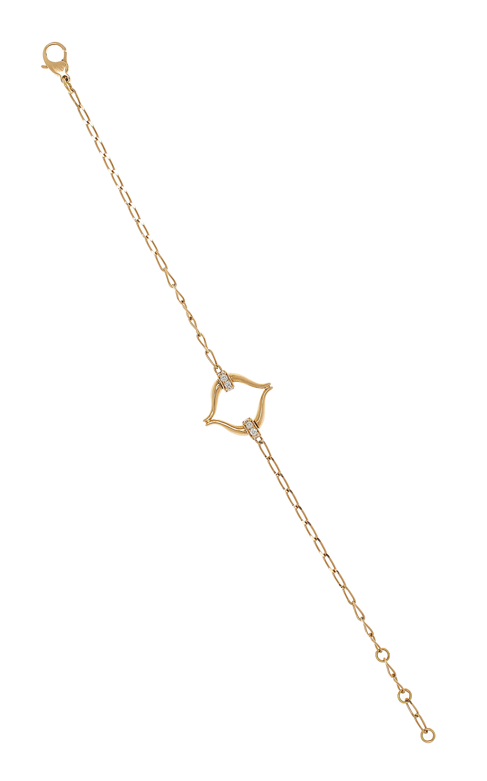 Eboris 18K Yellow Gold Diamond Bracelet