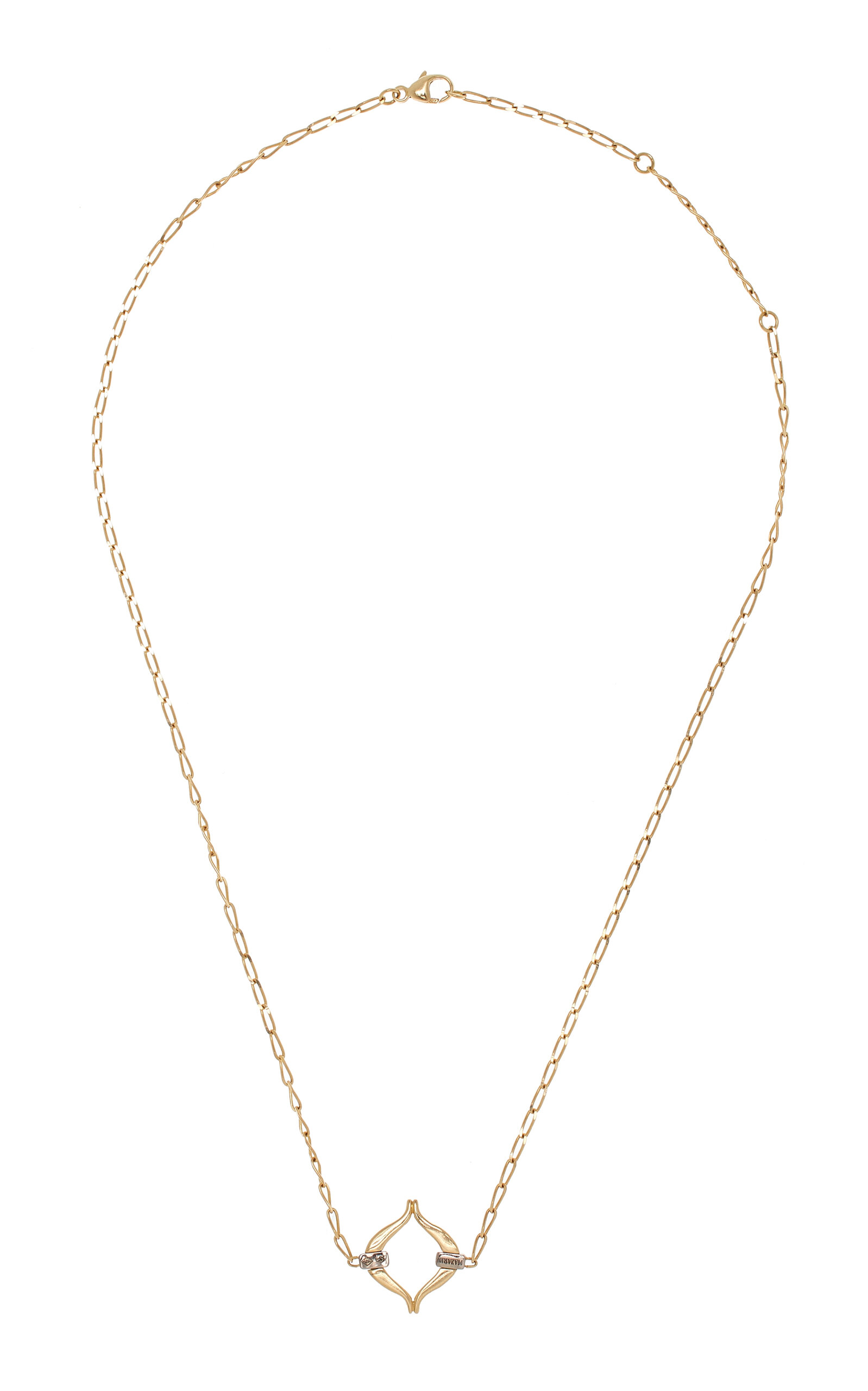 Mazarin Eboris 18k Yellow Gold Diamond Necklace