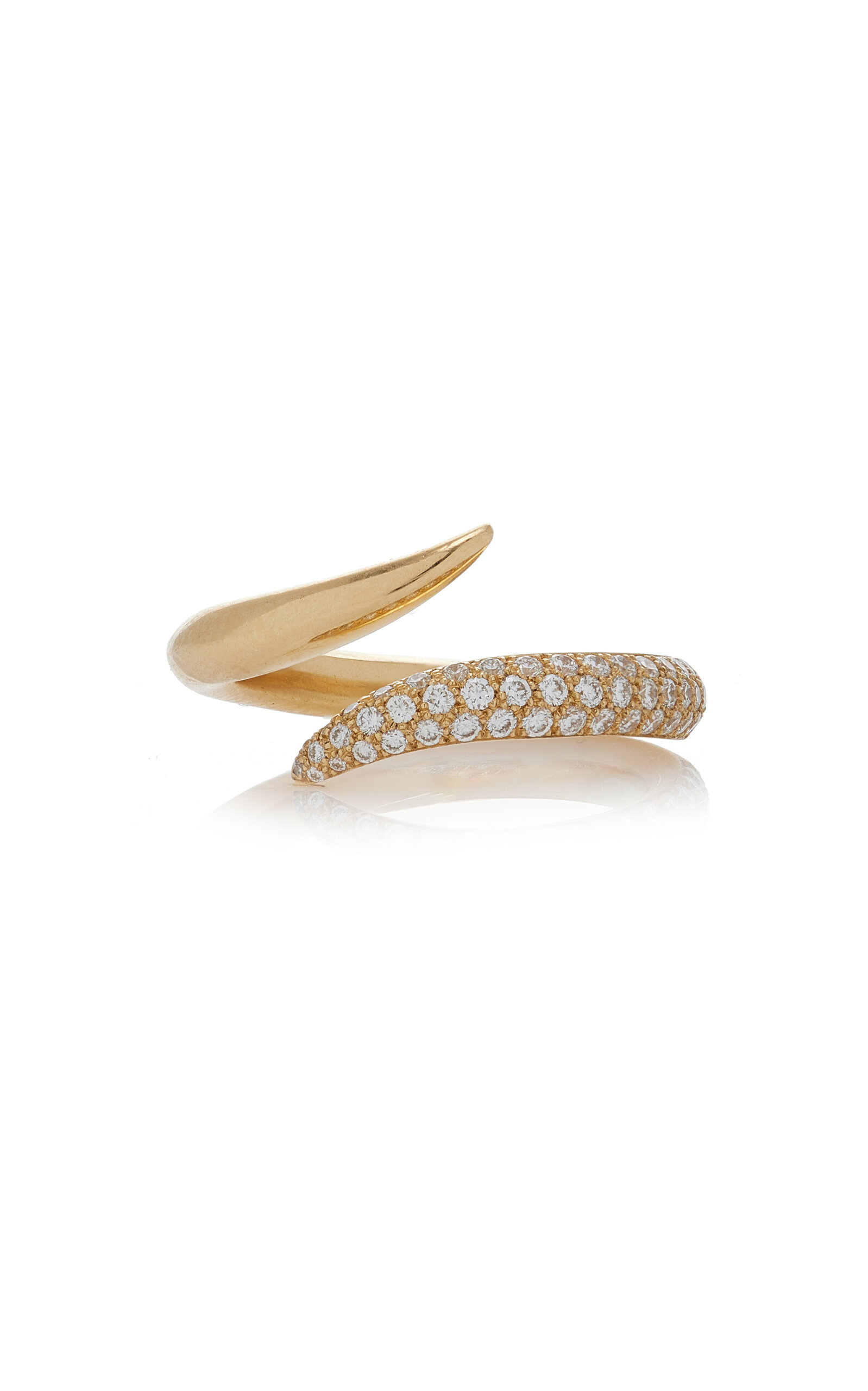 Eboris 18K Yellow Gold Diamond Ring