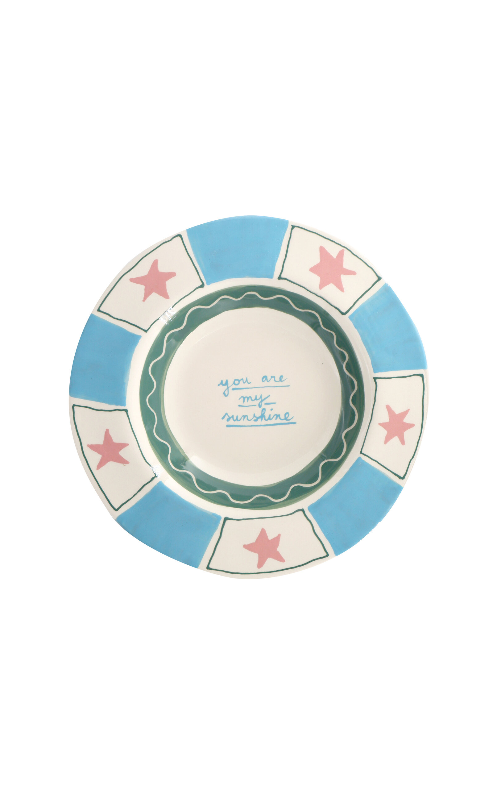 Laetitia Rouget You Are My Sunshine Dinner Plate In Multi