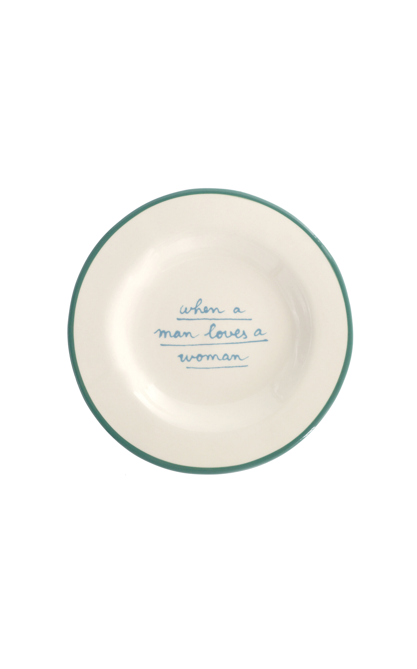 Laetitia Rouget When A Man Loves A Woman Dessert Plate In Multi