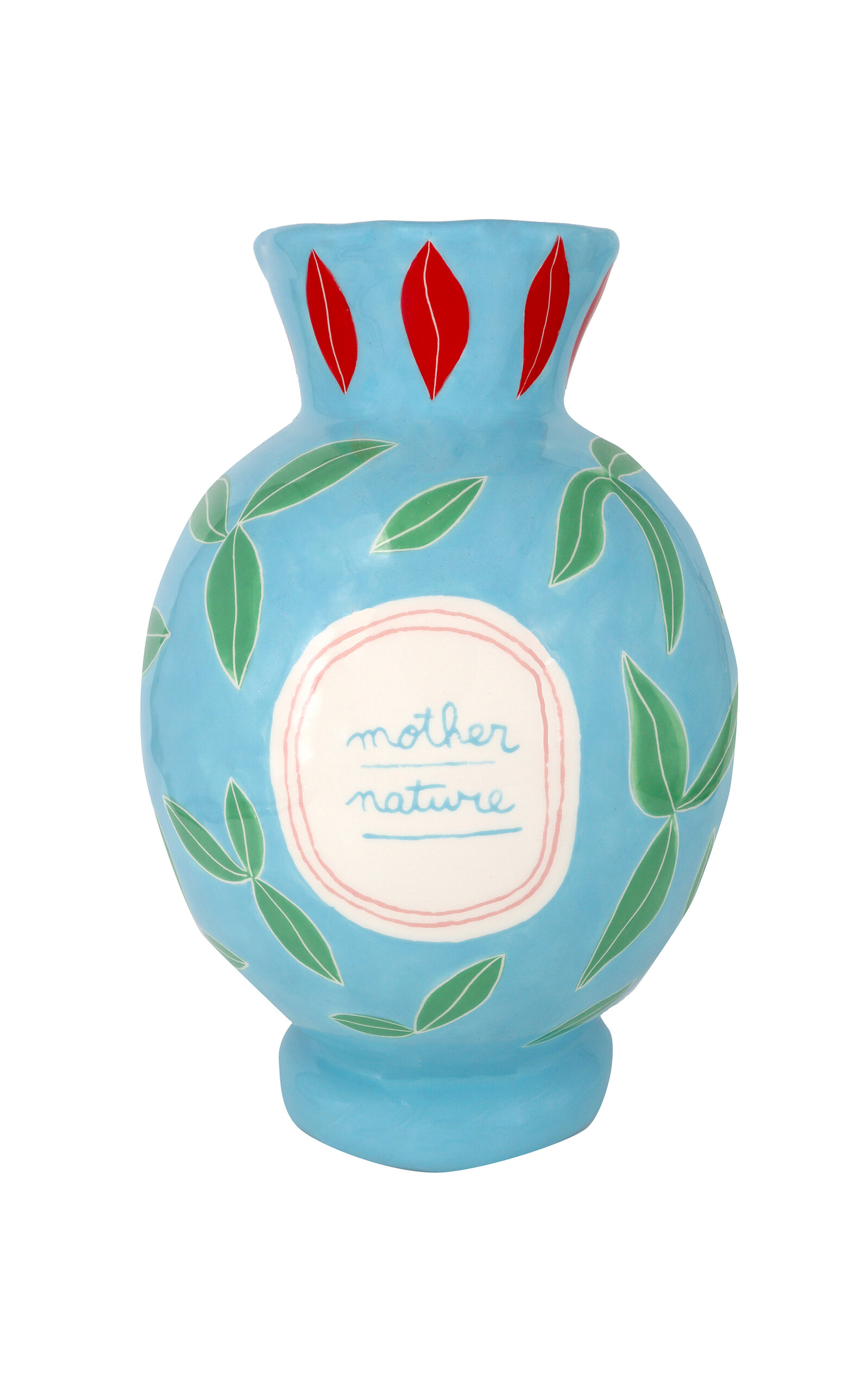 Laetitia Rouget Mother Nature Flower Vase In Blue