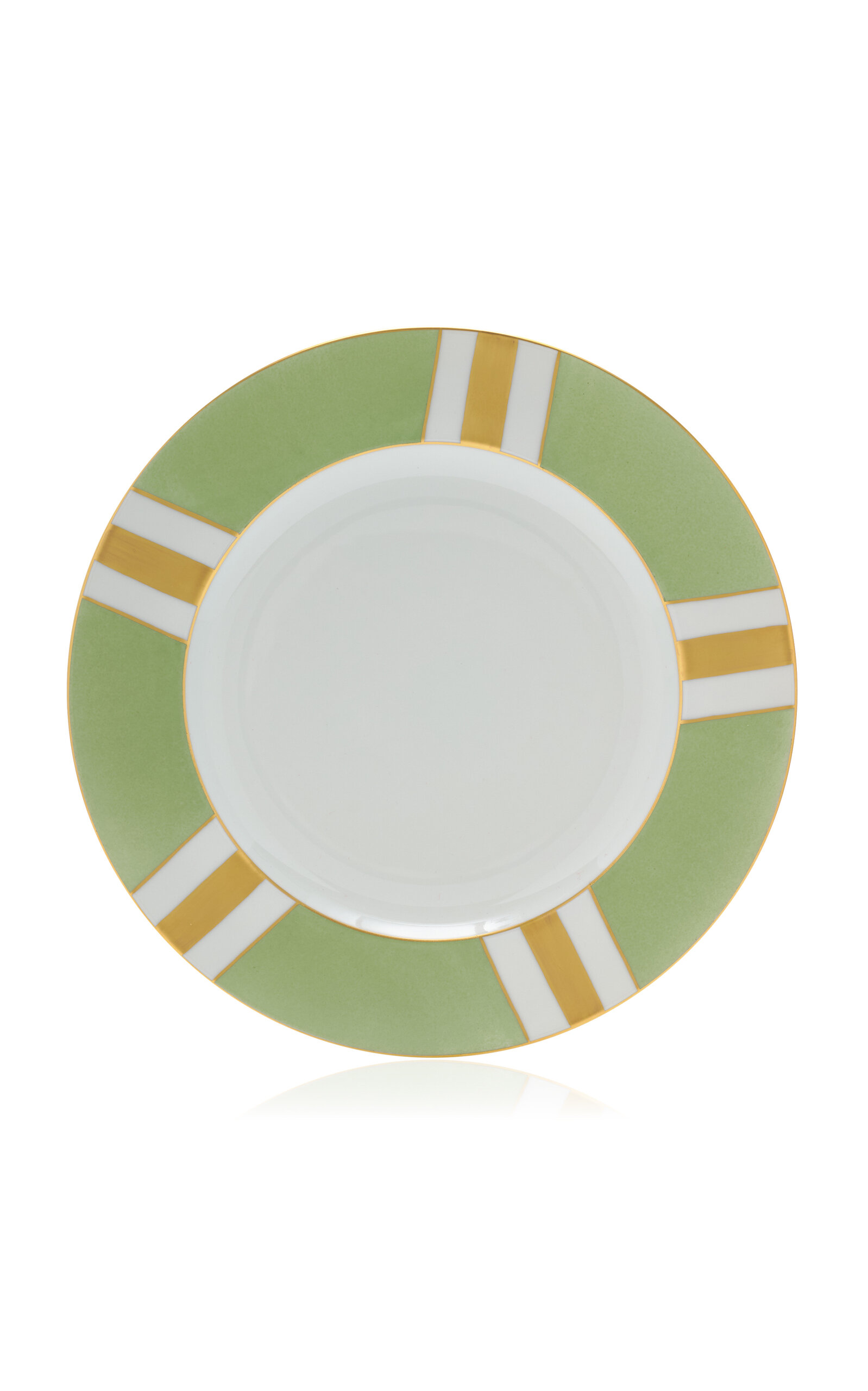 MARIE DAAGE HAND-PAINTED PORCELAIN DINNER PLATE