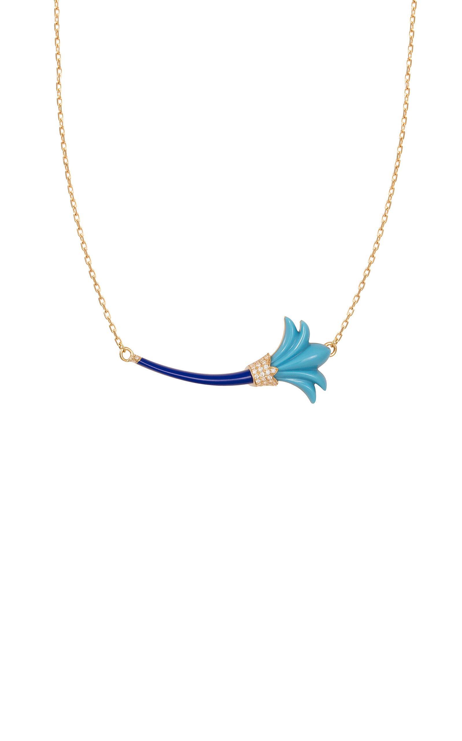 Psychedeliah 18K Yellow Gold Multi-Stone Necklace