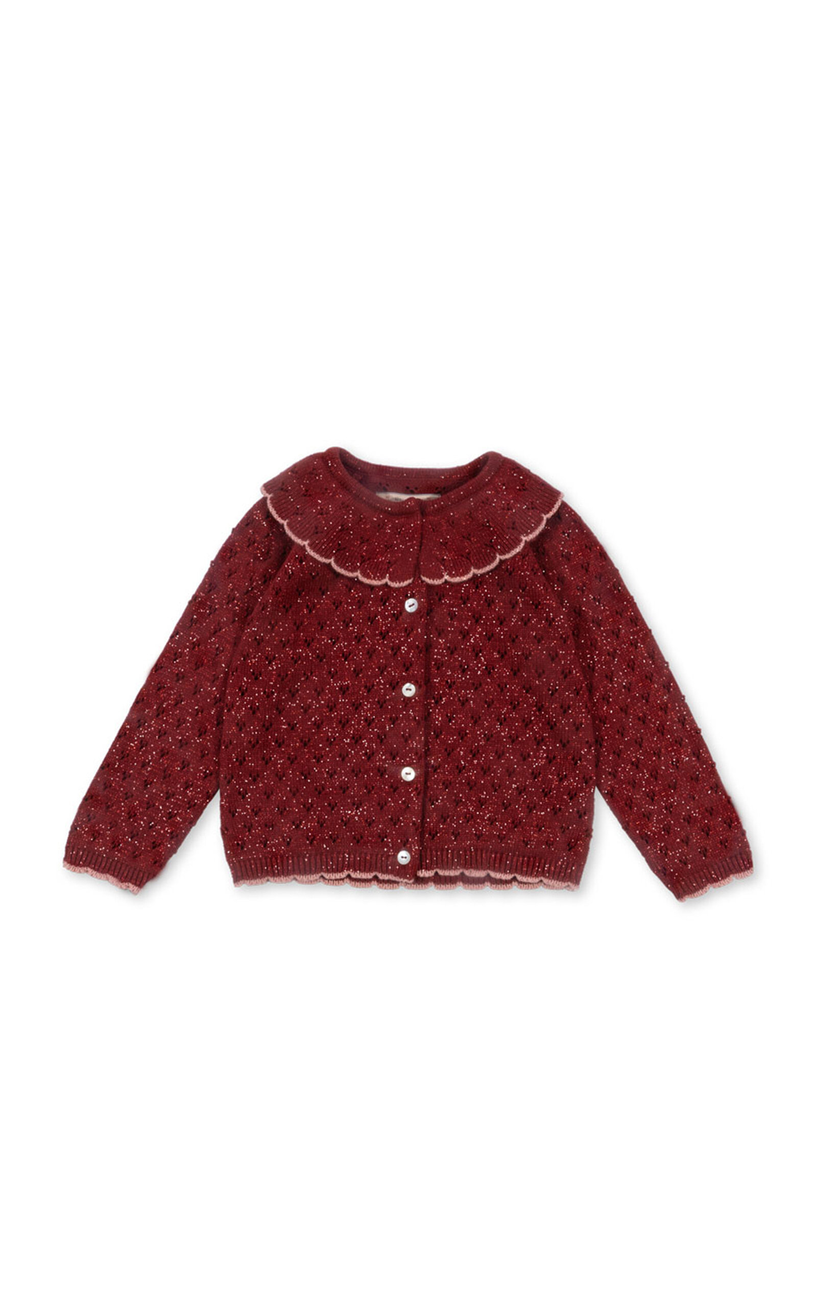Konges Sløjd Holiday Kids'Knit Cotton Cardigan