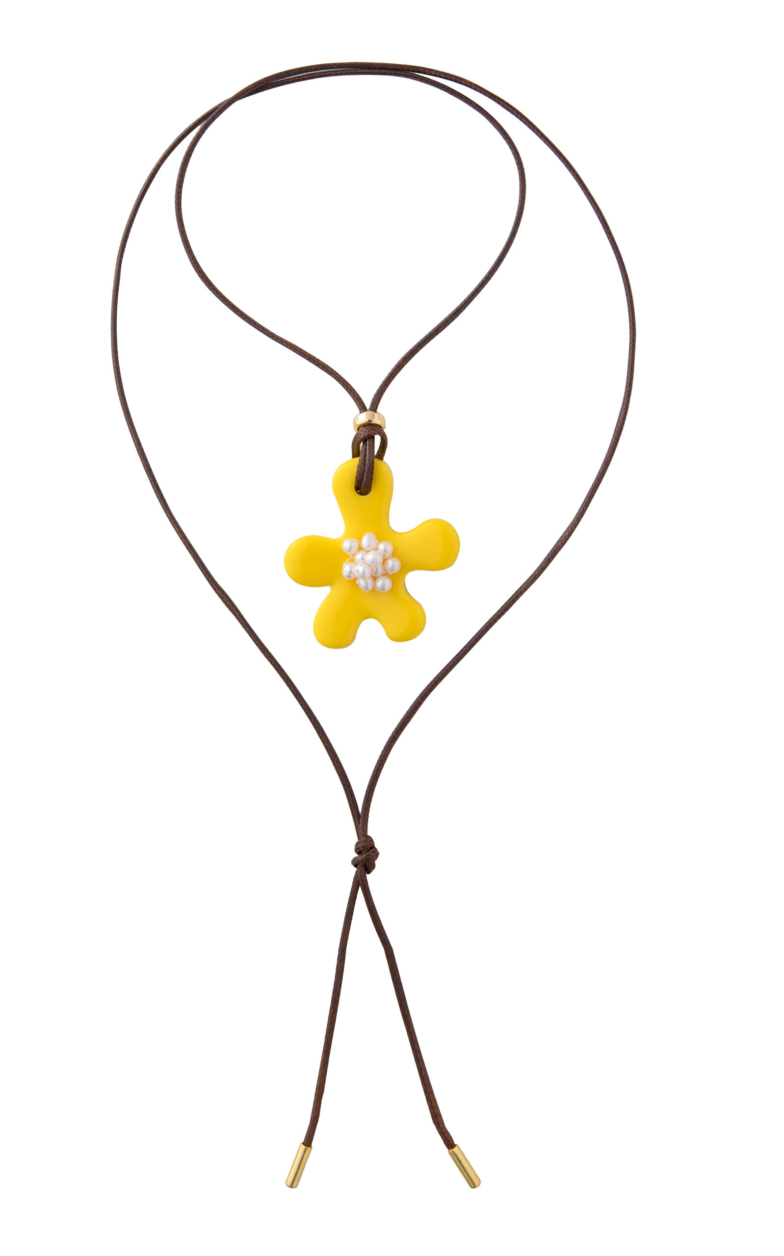 Ã©liou Chiki Gold-Plated Resin And Pearl Wrap Necklace