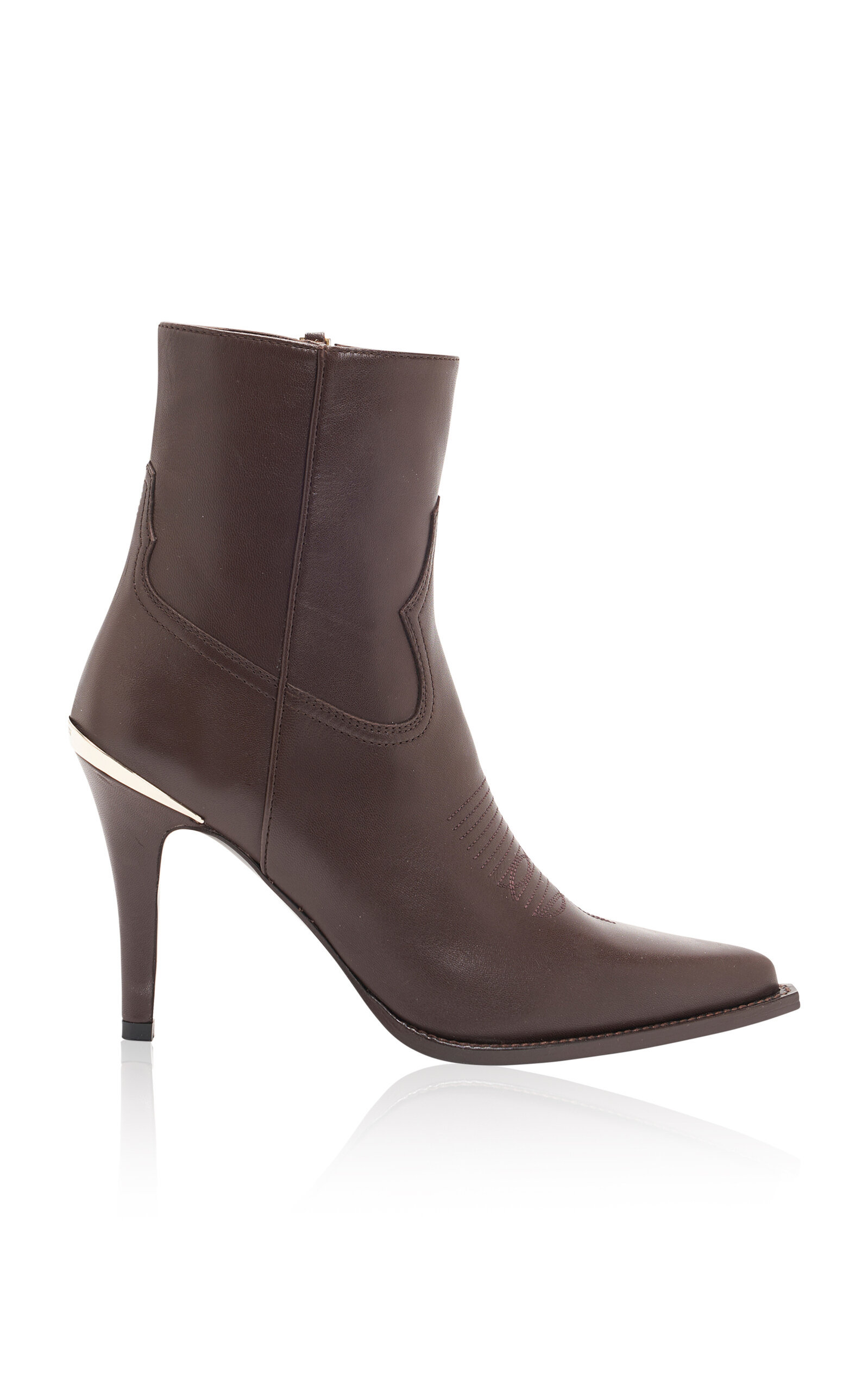 Nancy Leather Ankle Boots
