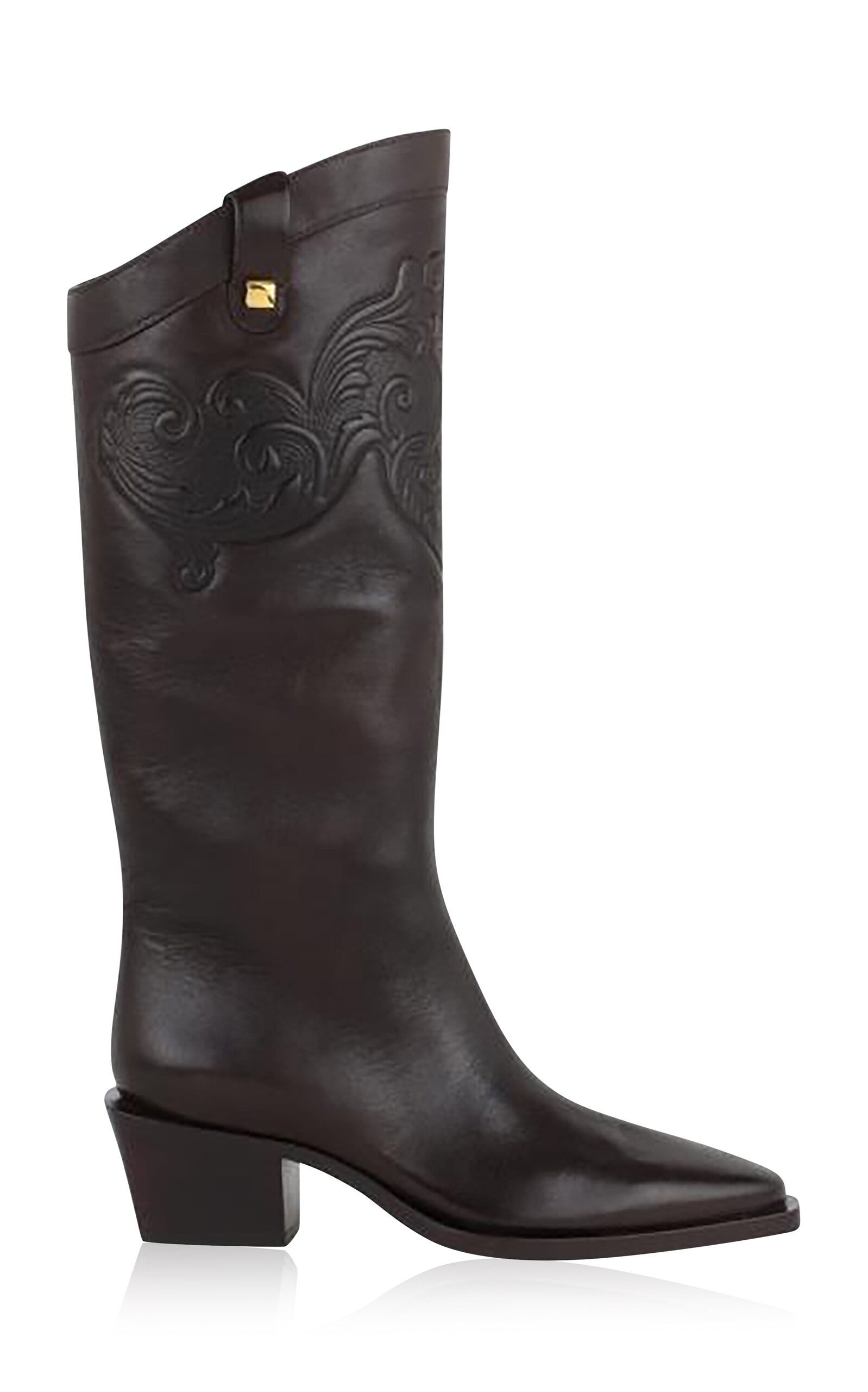 Sienna Cordoba Embossed Leather Western Boots