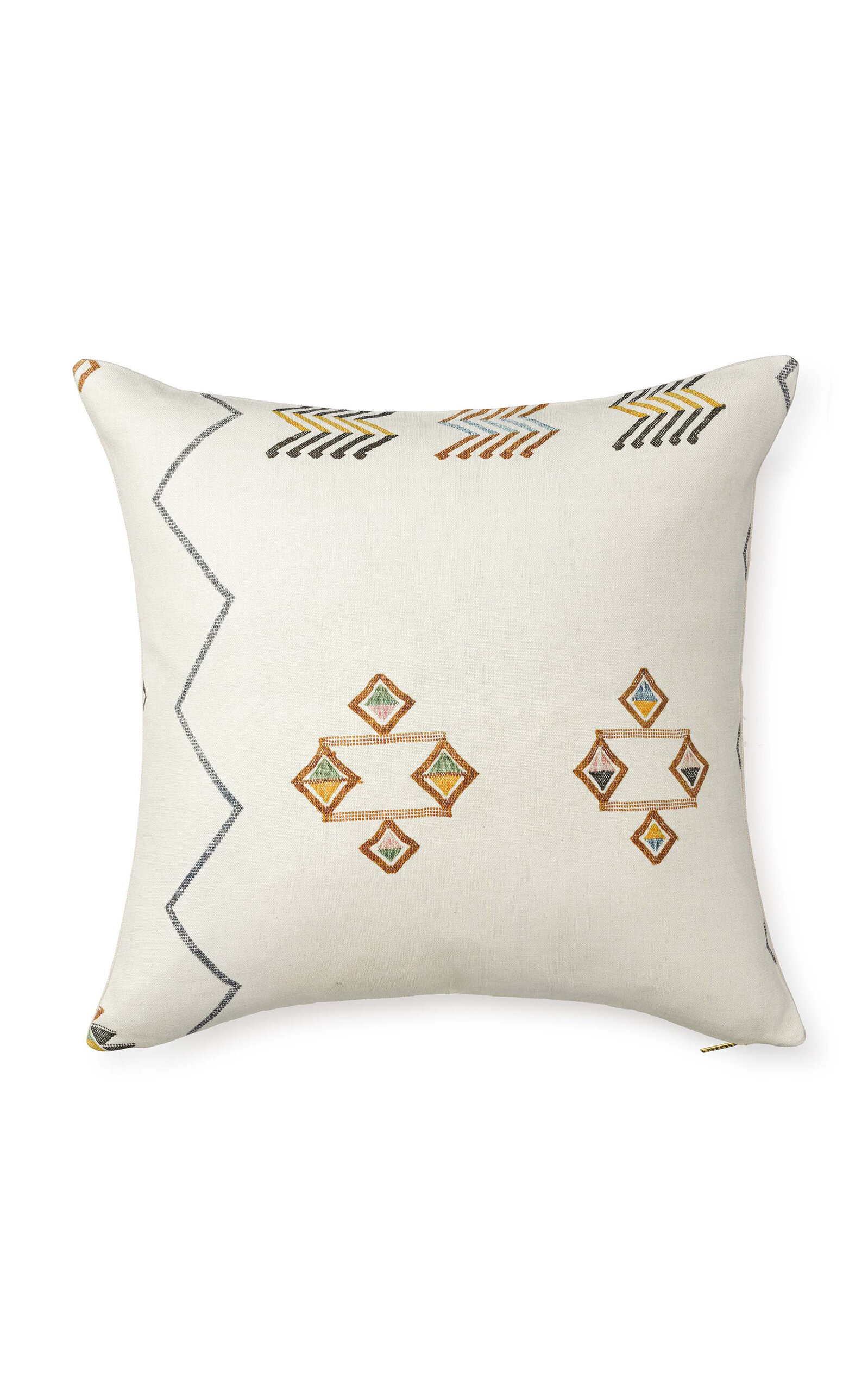 Shop St. Frank Cactus Silk Linen-cotton Pillow In Ivory
