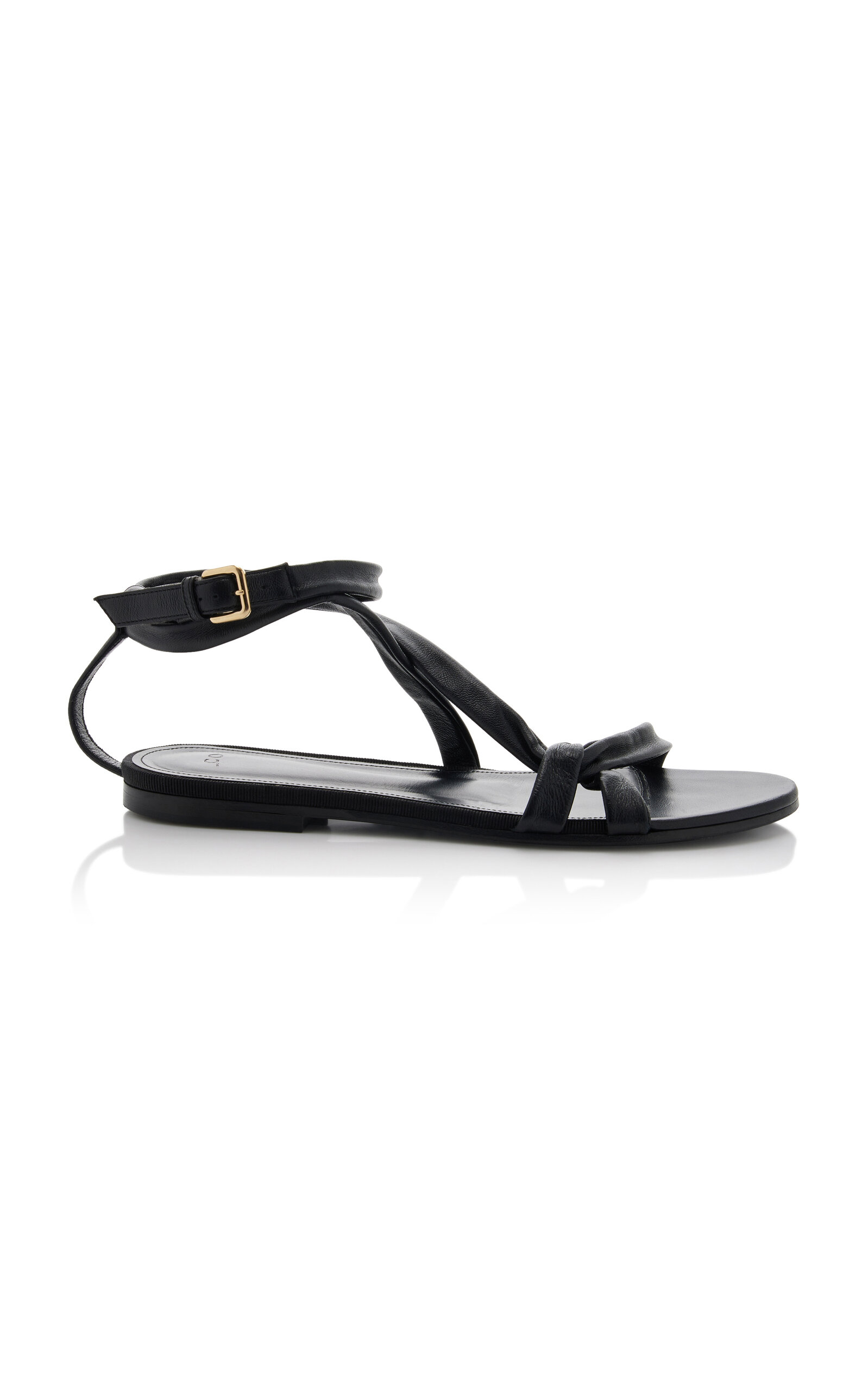 Shop Co Leather Sandals In Black