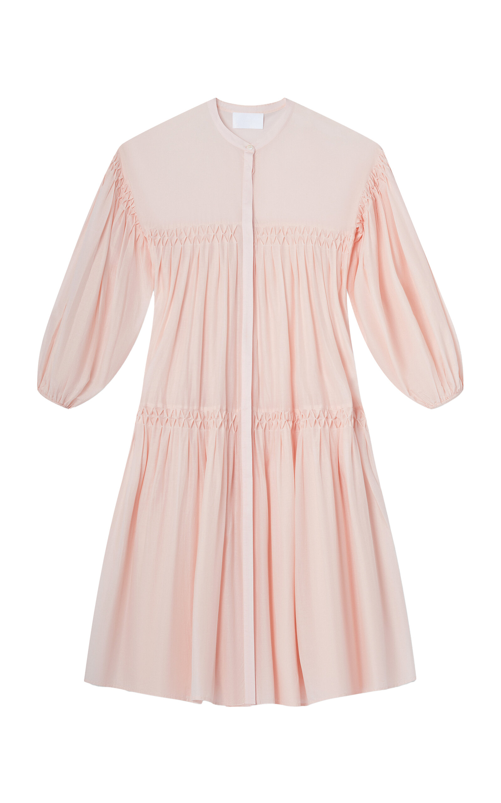 Shop Merlette Elysium Cotton Voile Dress In Light Pink