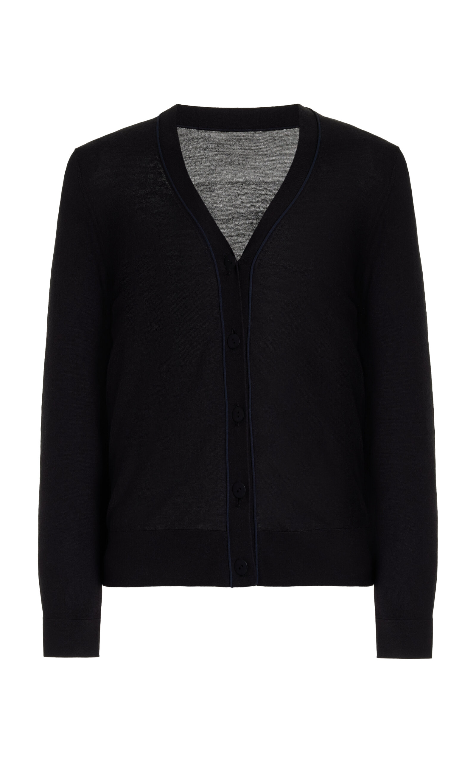 Alexis Hayes Knit Wool Cardigan - Black