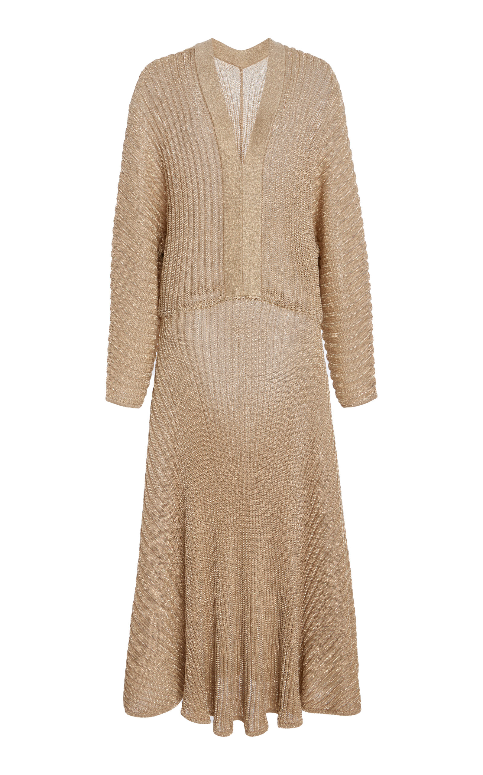 Alexis Heida Metallic Dress - Gold