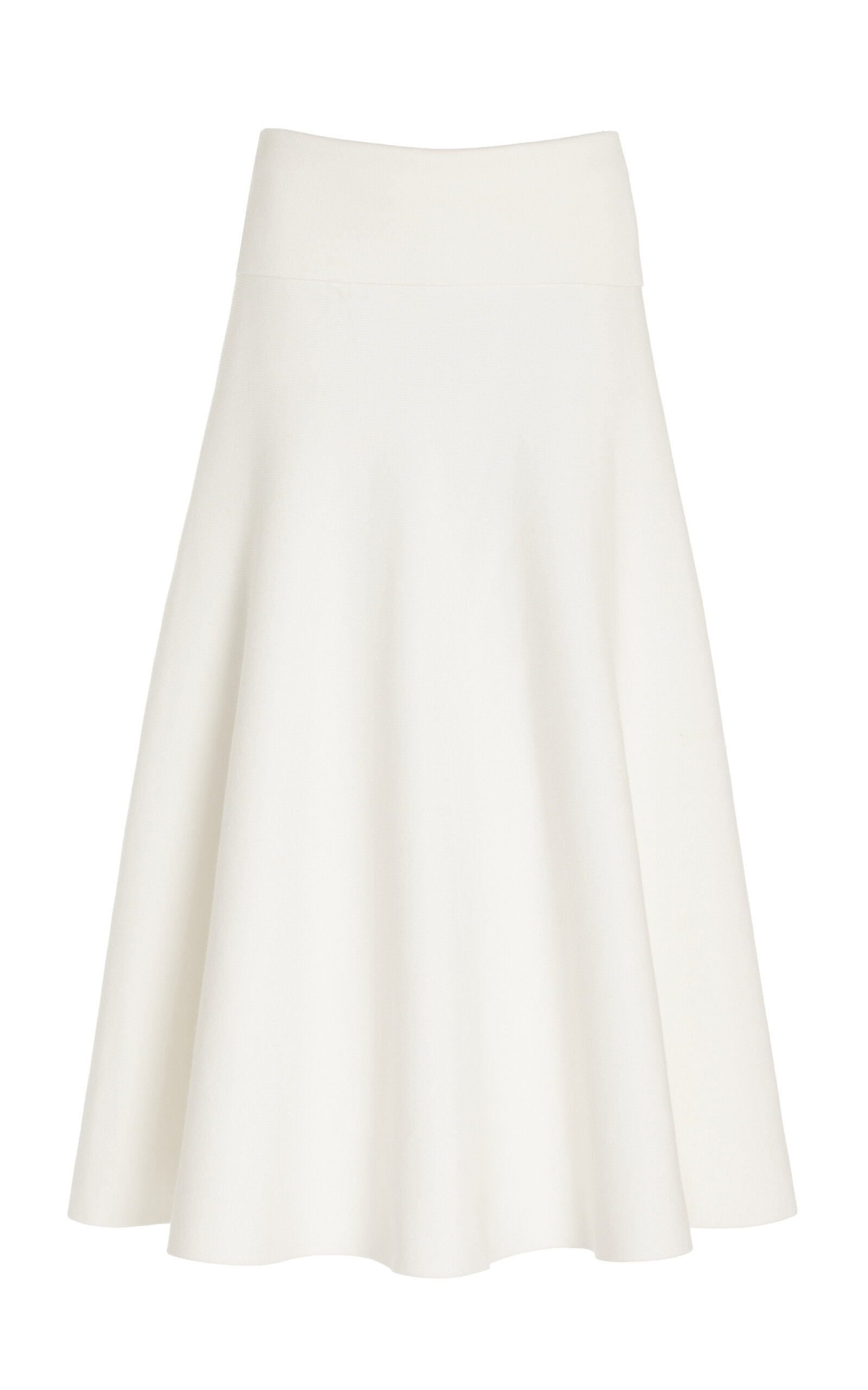 The Frankie Shop Exclusive Gabrielle Knit Midi Skirt - White - XS