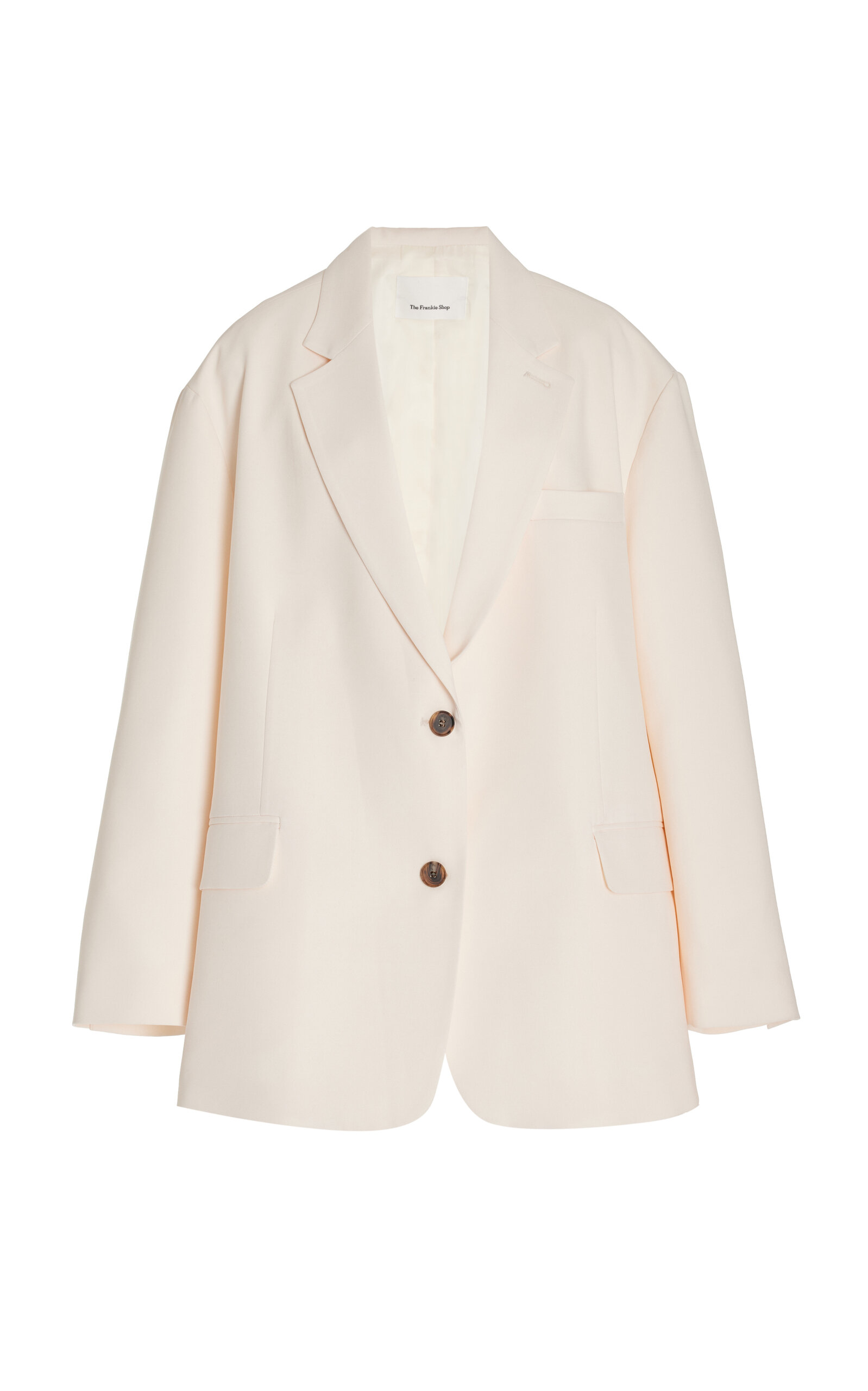 Shop The Frankie Shop Exclusive Bea Oversized Woven Blazer In Pink