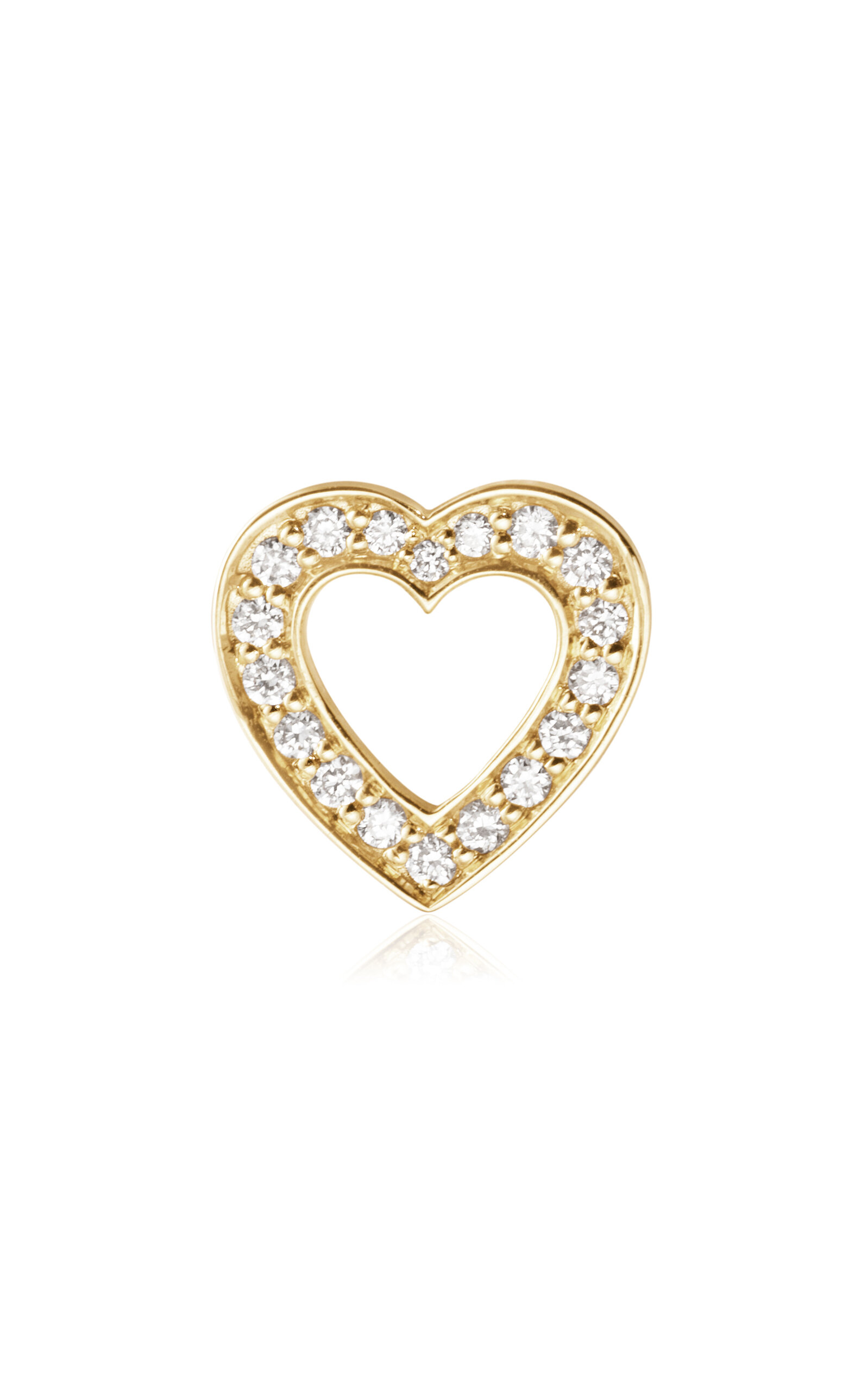 18k Recycled Yellow Gold Amour Single Earring