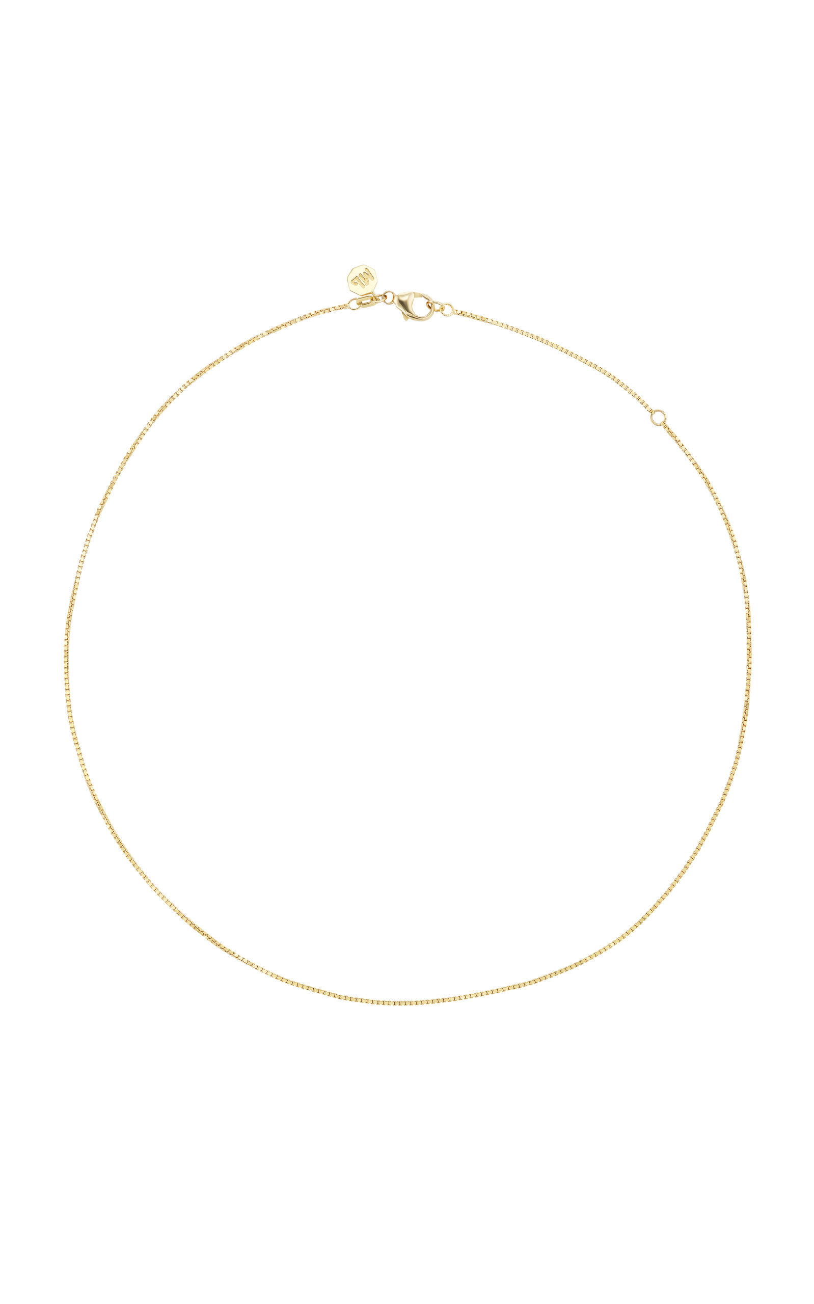14k Yellow Gold Box Chain Necklace