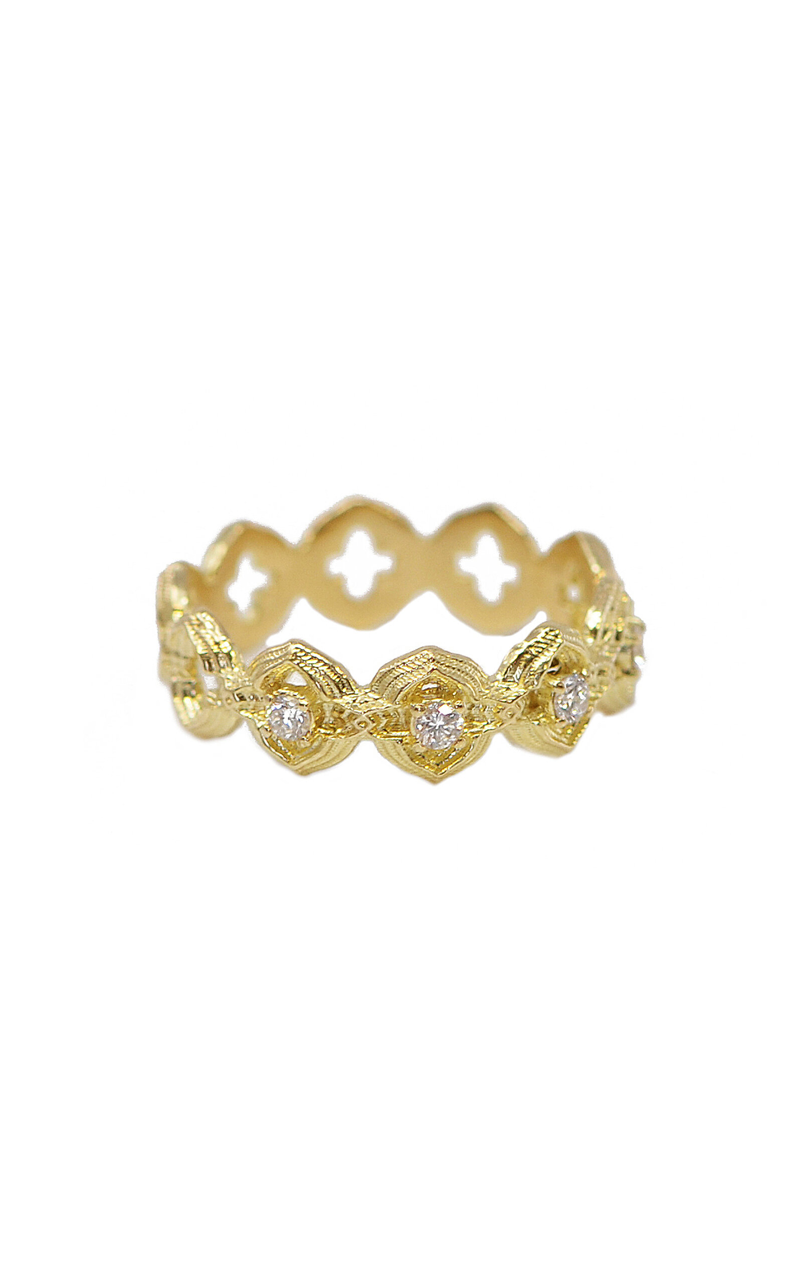 Shop Armenta Sueno Scroll 18k Yellow Gold Diamond Ring
