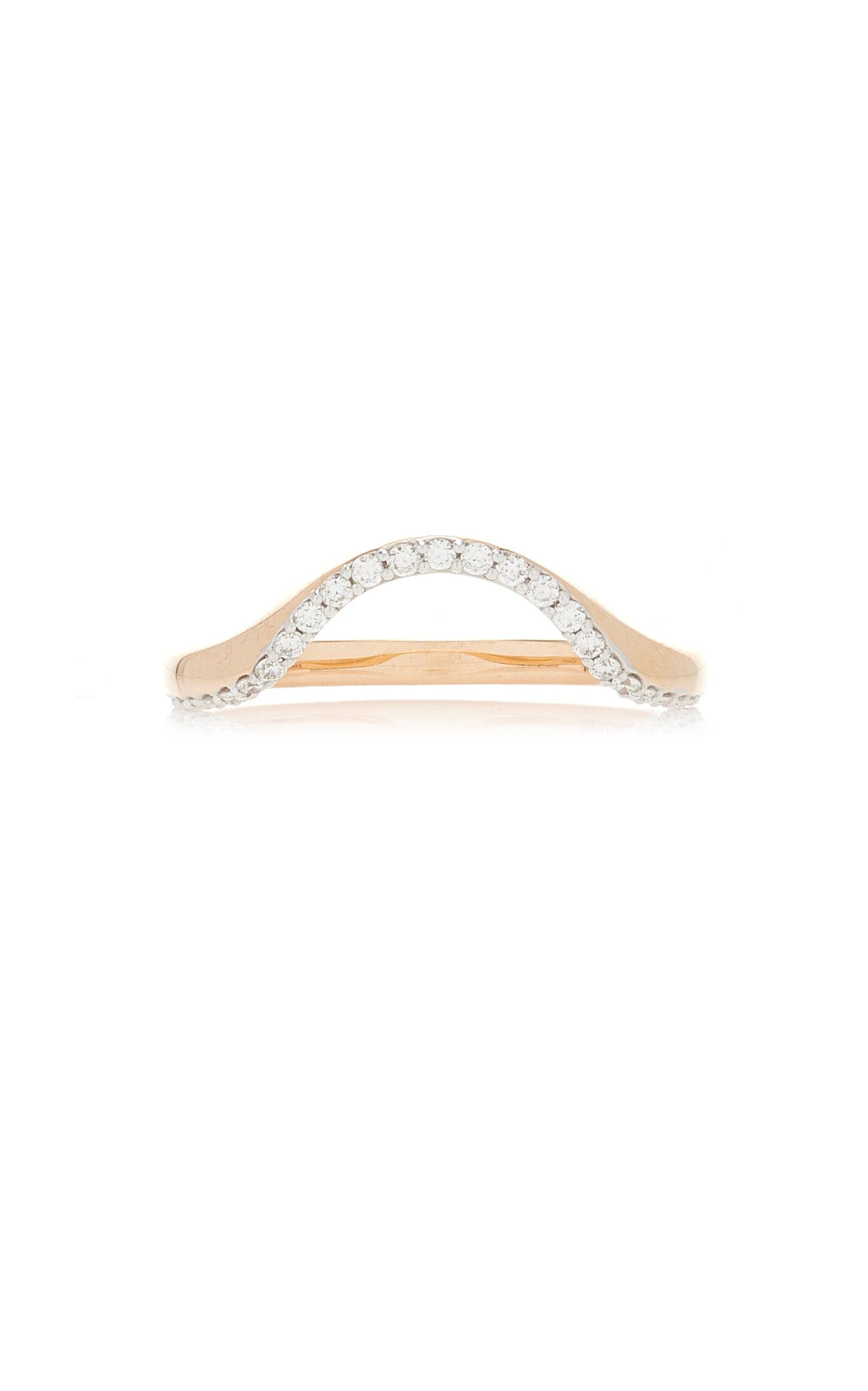 Marie Mas 18k Rose Gold Diamond Ring