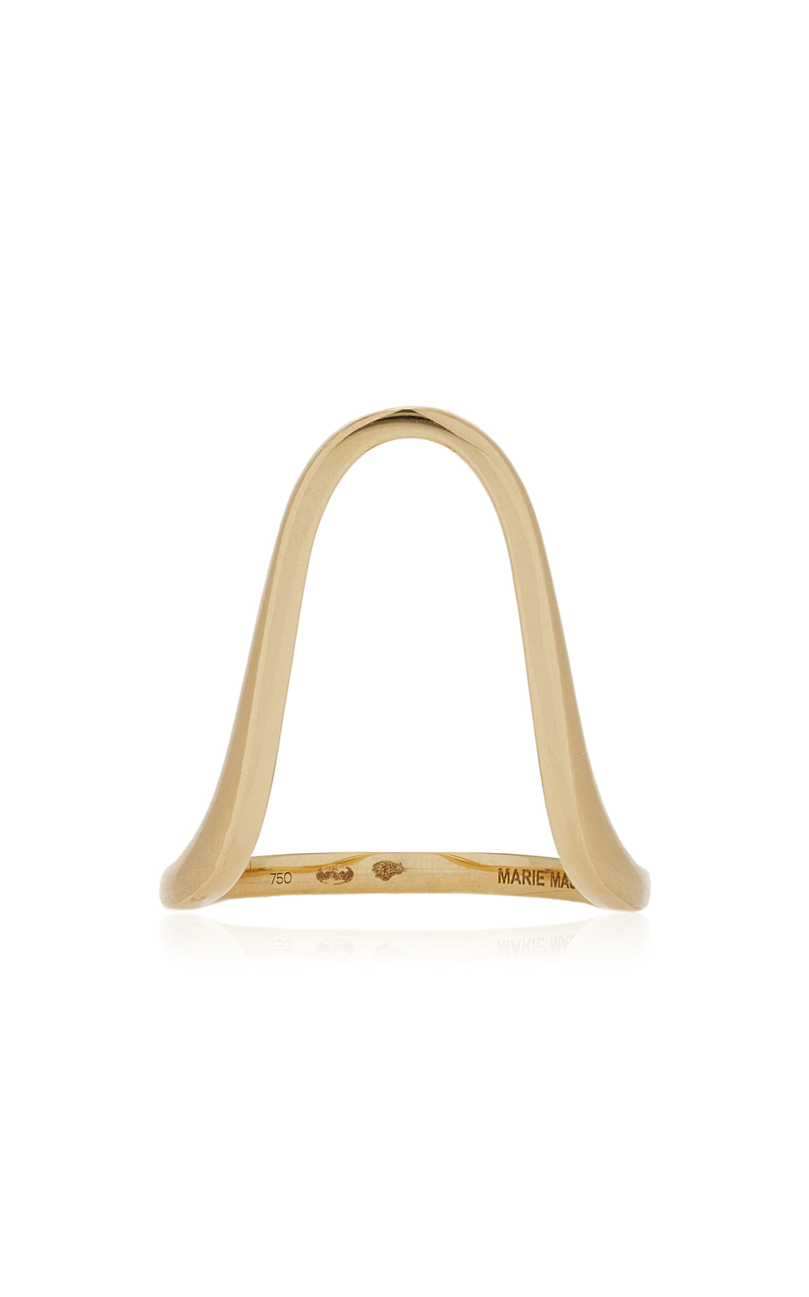 Shop Marie Mas Radiant 18k Yellow Gold Ring