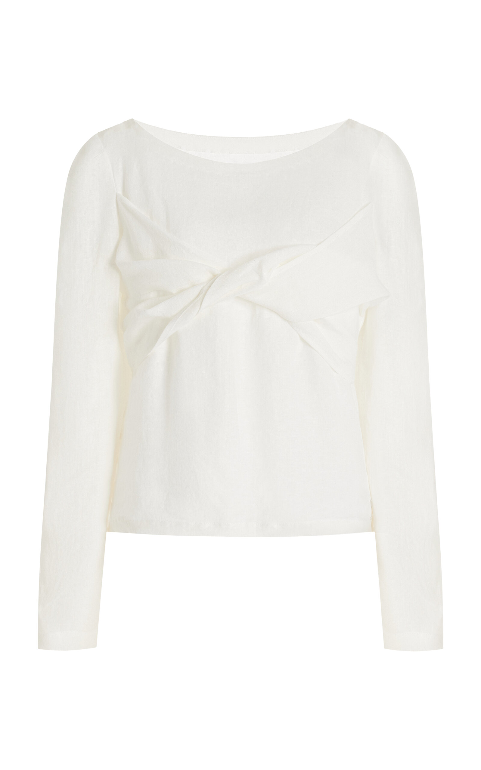 Allium Twisted Linen Top