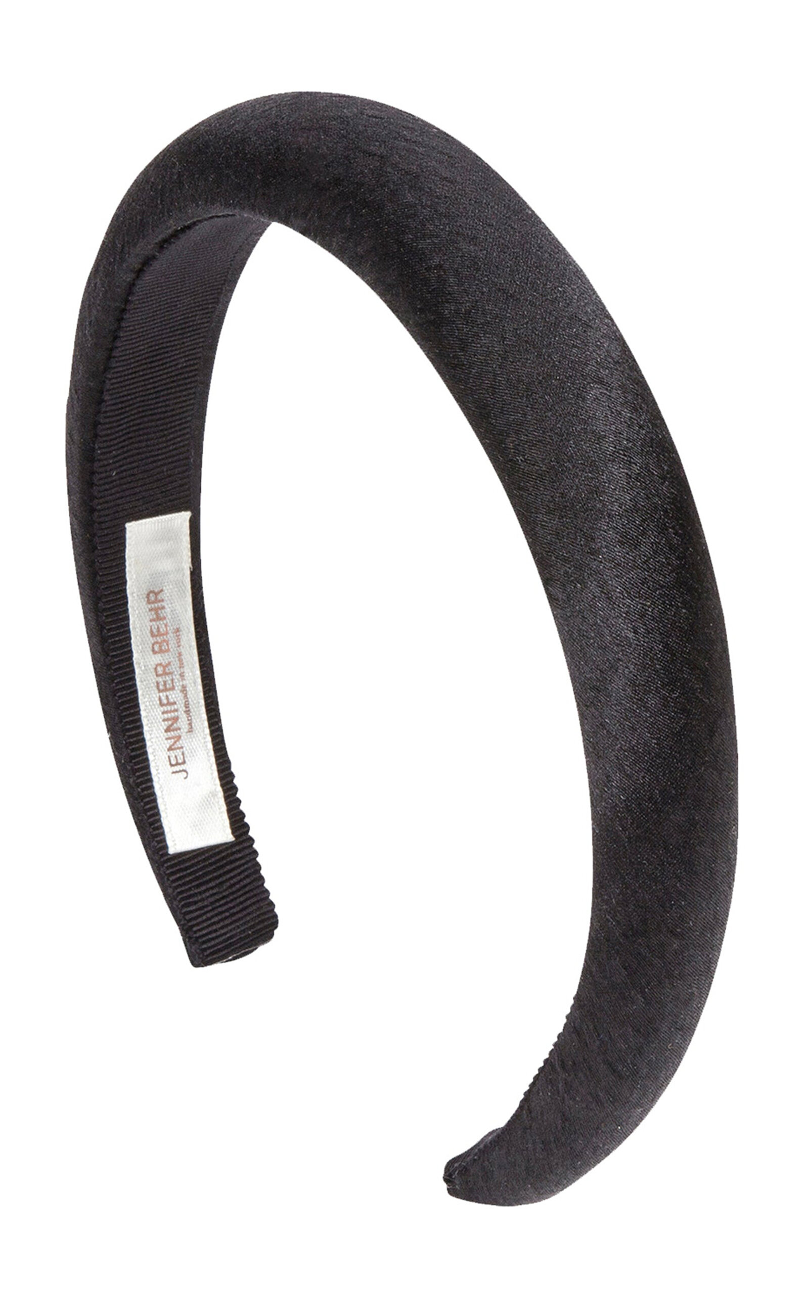 Shop Jennifer Behr Tori Silk Headband In Black