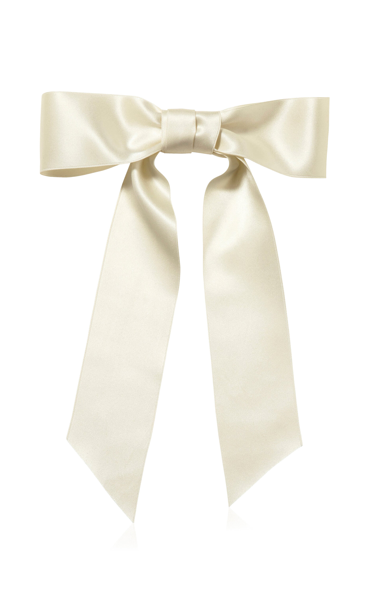 Jennifer Behr Virginia Silk Bow Hair Clip - Moda Operandi
