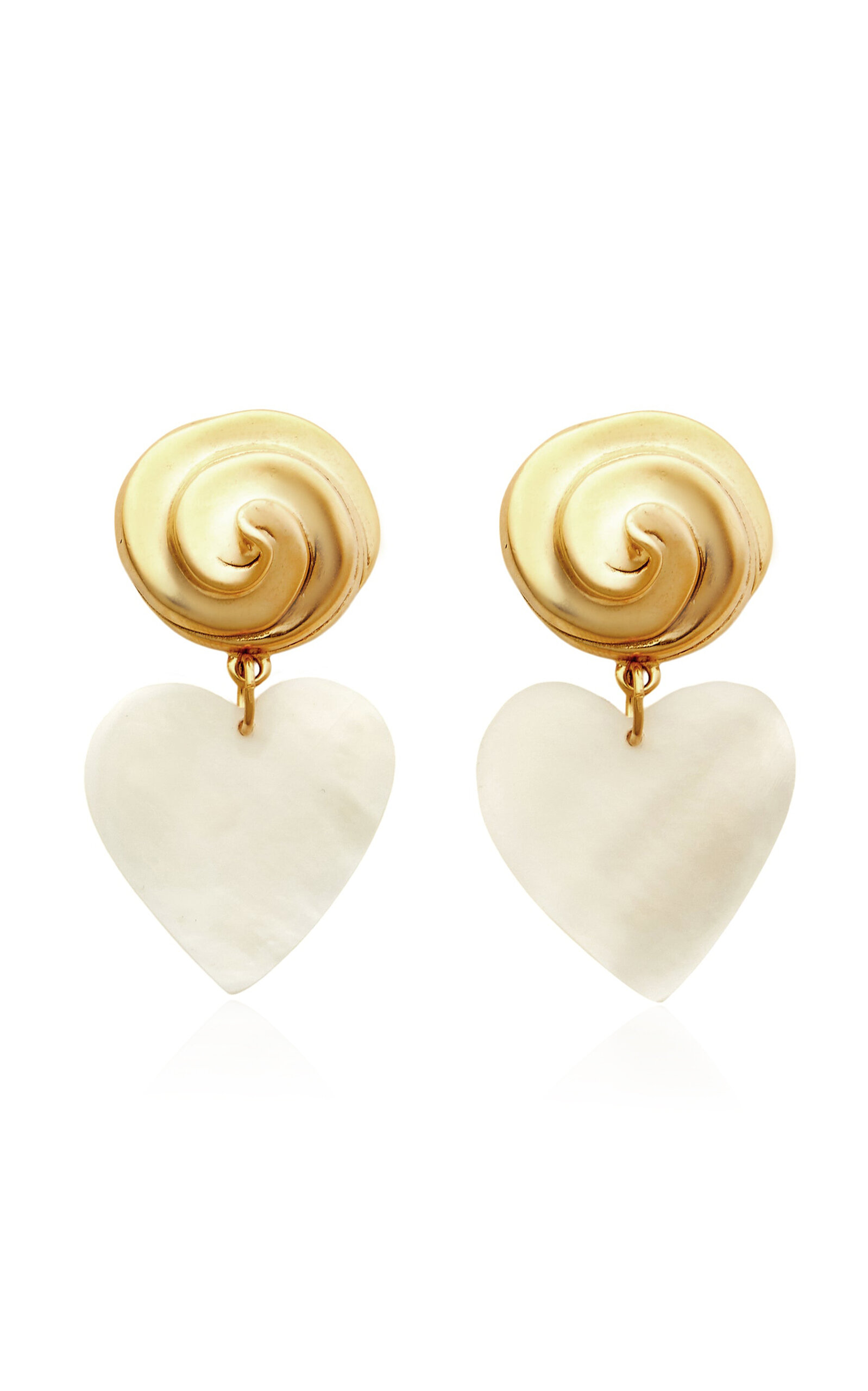Rainey 24K Gold-Plated Mother-of-Pearl Earrings