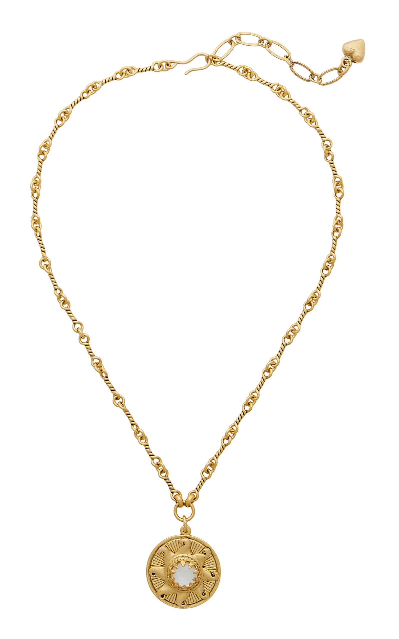 Whitney 24K Gold-Plated Mother-of-Pearl Necklace