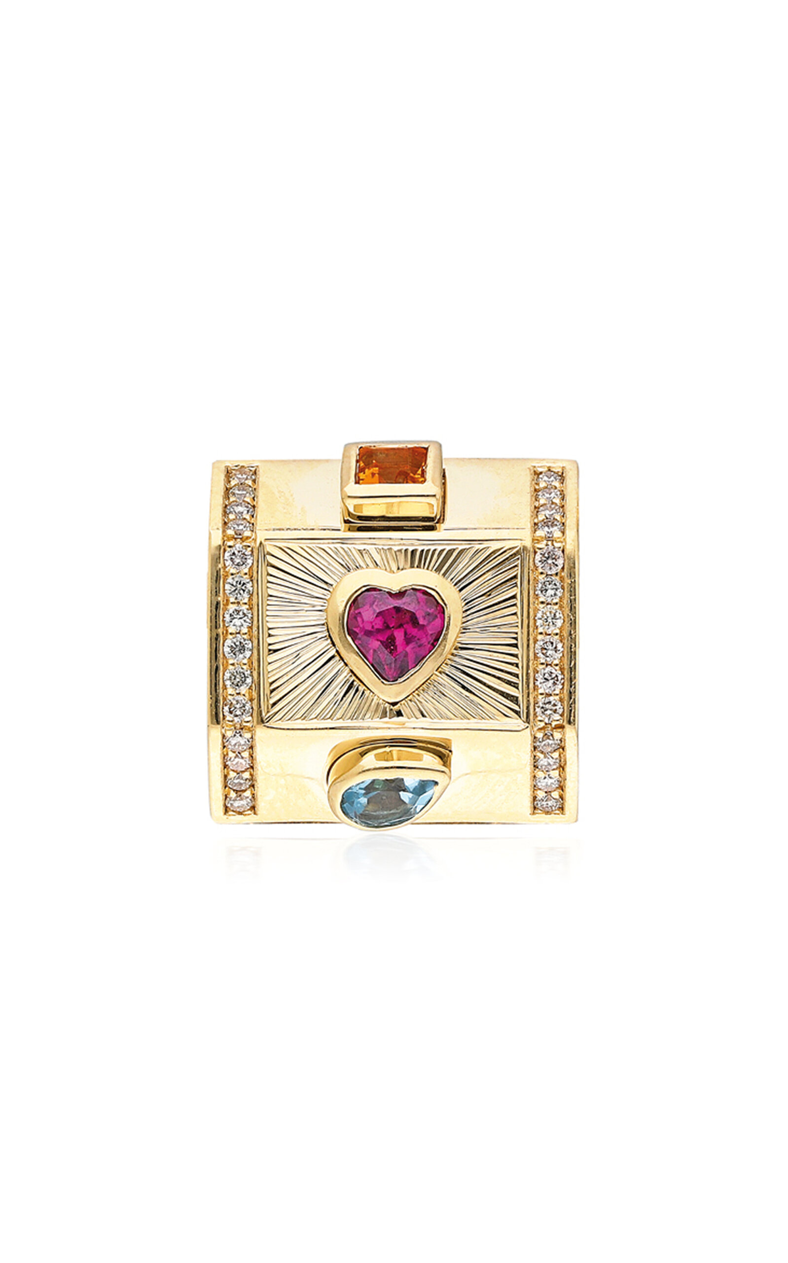 Shop Itä Fine Jewelry 14k Yellow Gold Yarí “tesoro” Nugget Charm Pendant