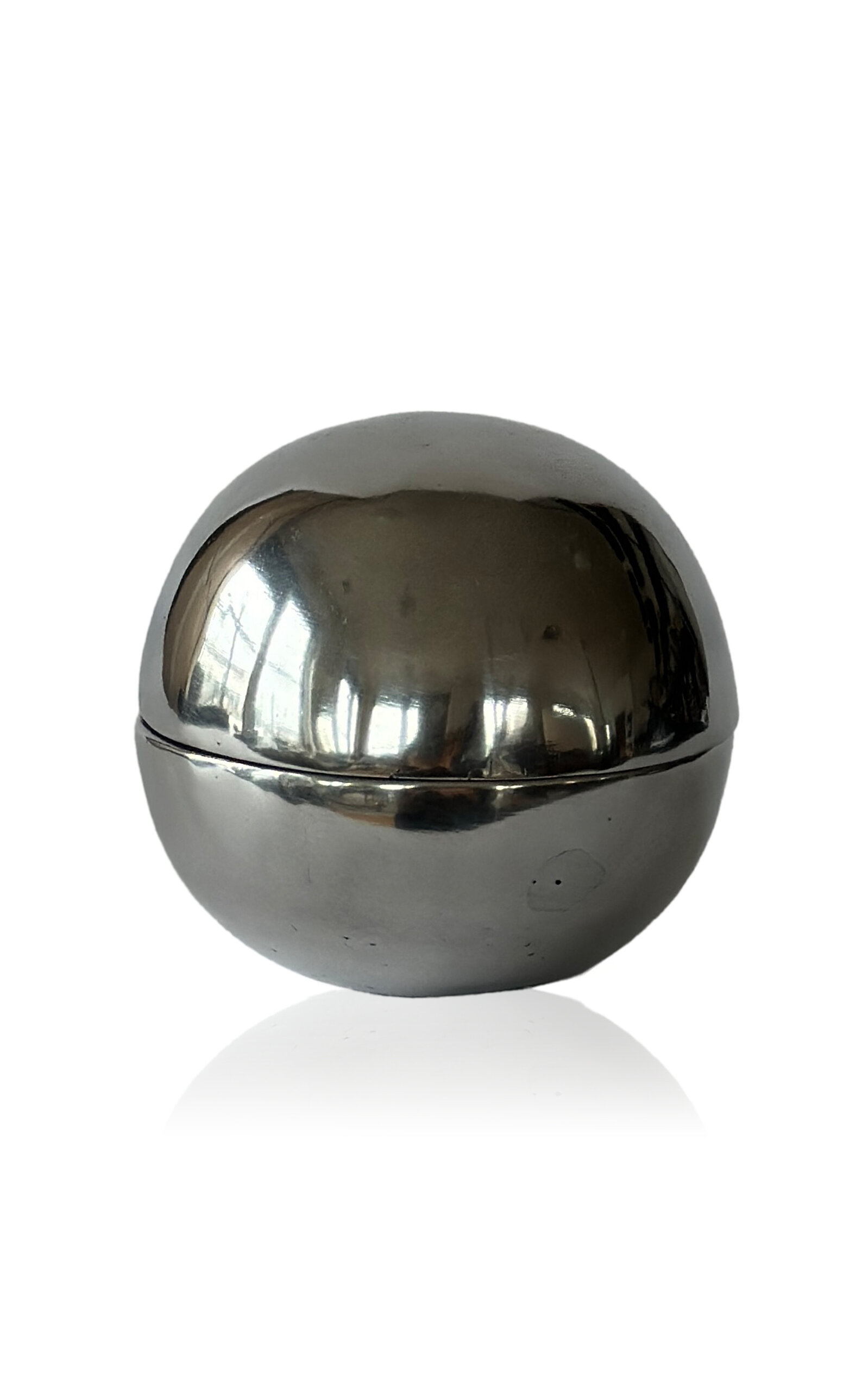 Anastasio Home Small Dot Rounded Aluminum Box - Silver