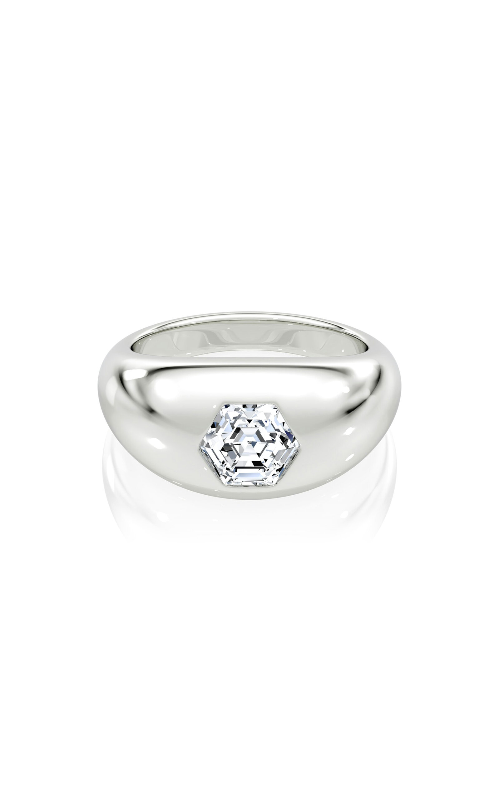 Petra & Meehan 14K White Gold Lab-Grown Diamond Ring