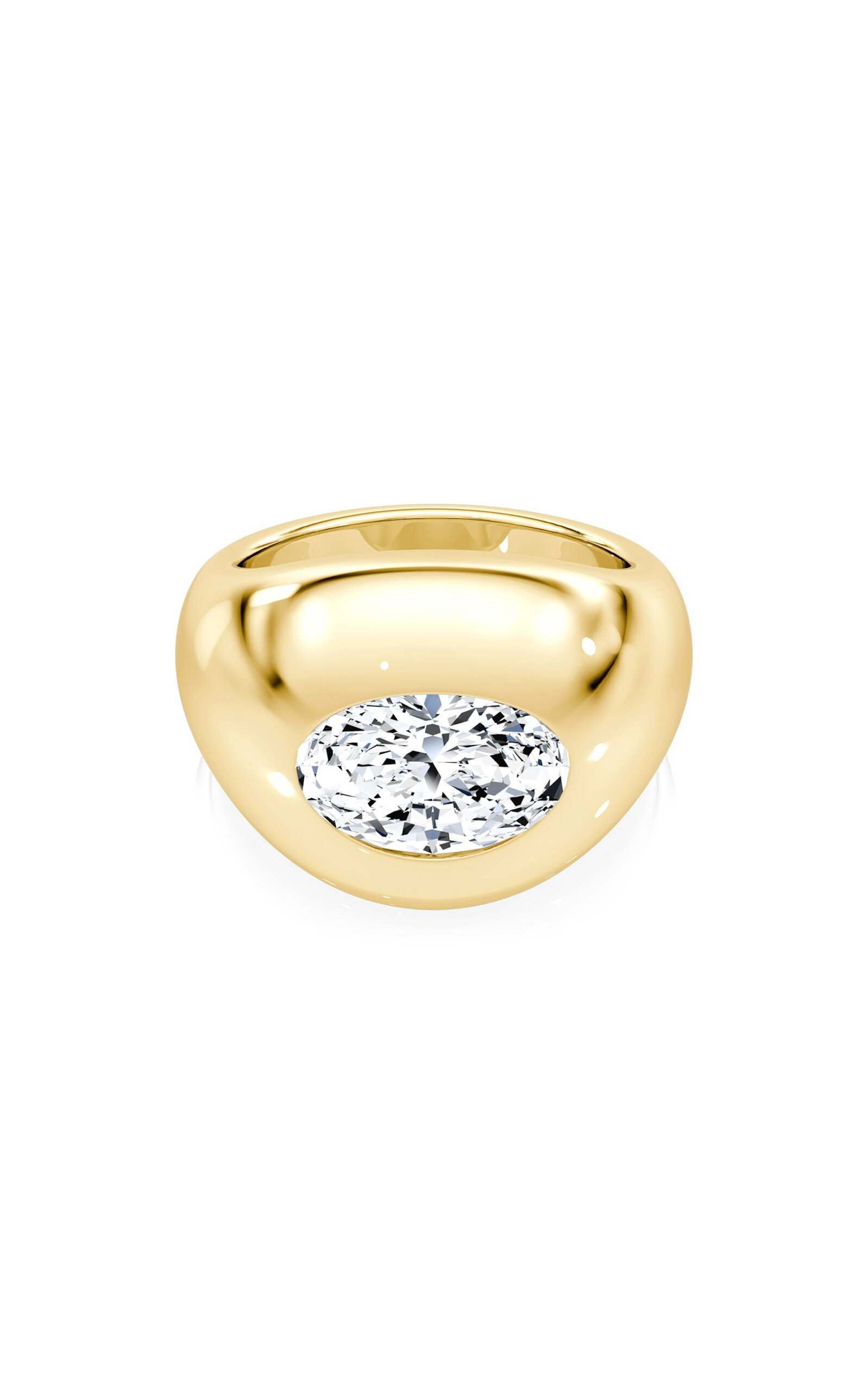 Petra & Meehan 14K Yellow Gold Lab-Grown Diamond Ring