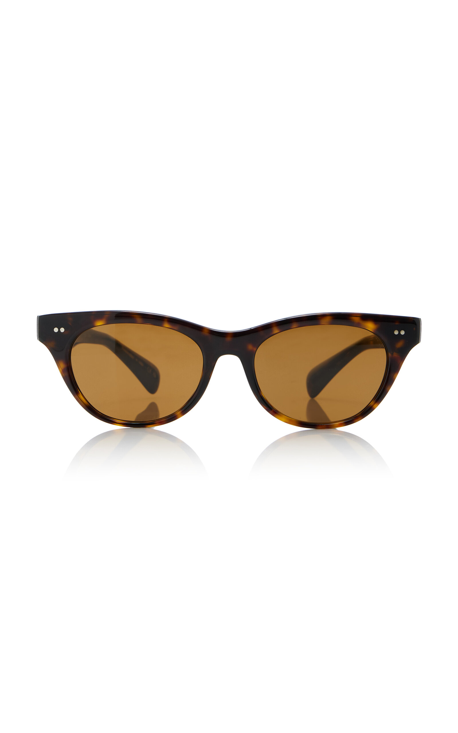 Oliver Peoples Avelin D-frame Acetate Sunglasses In Brown