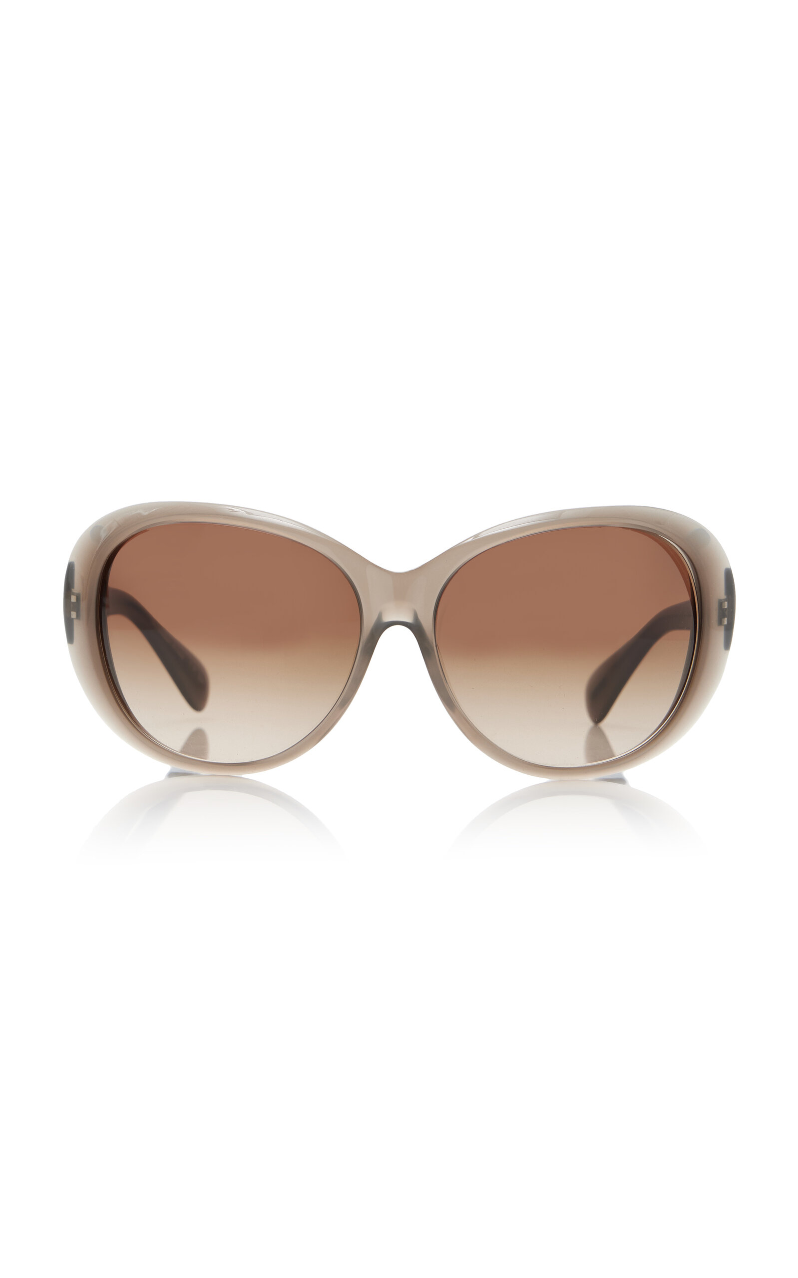 Oliver Peoples Maridan Oversized Round-Frame Acetate Sunglasses - Moda Operandi
