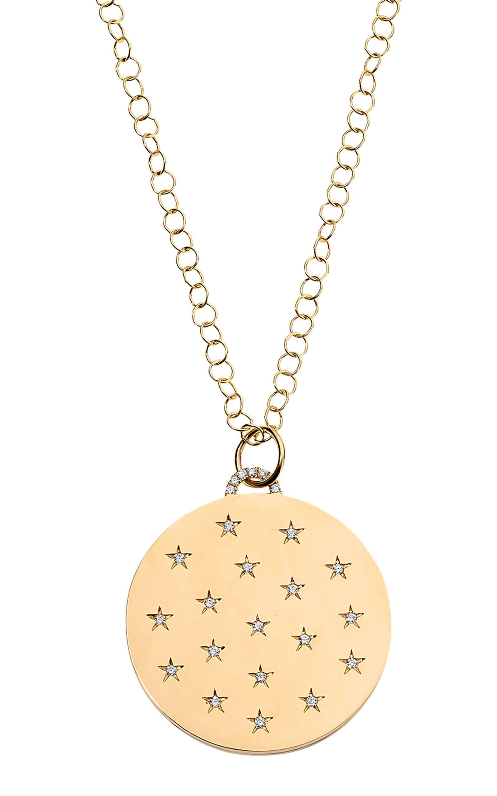 Shop Devon Woodhill 18k Yellow Gold Deluxe Lucky Stars Locket Necklace